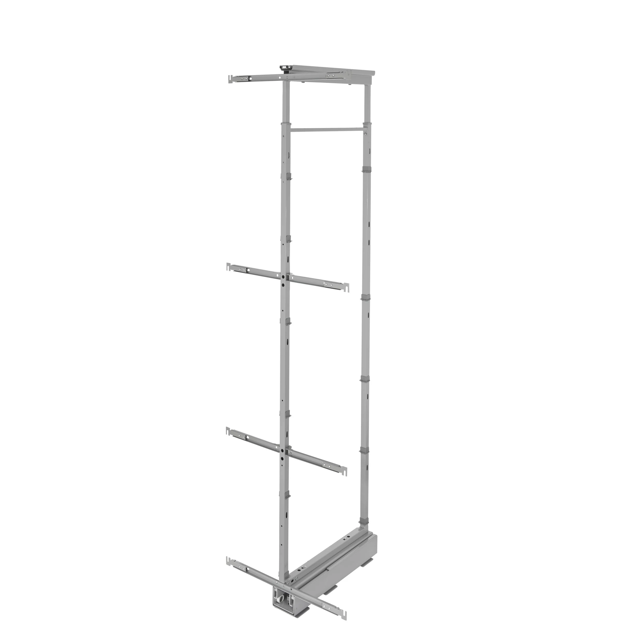 8 in Chrome Basket Pantry Pullout Soft Close Chrome  8.25 in (210 mm) W x 21.69 in (551 mm) D x 73.63 in (1870 mm) H - Image 2