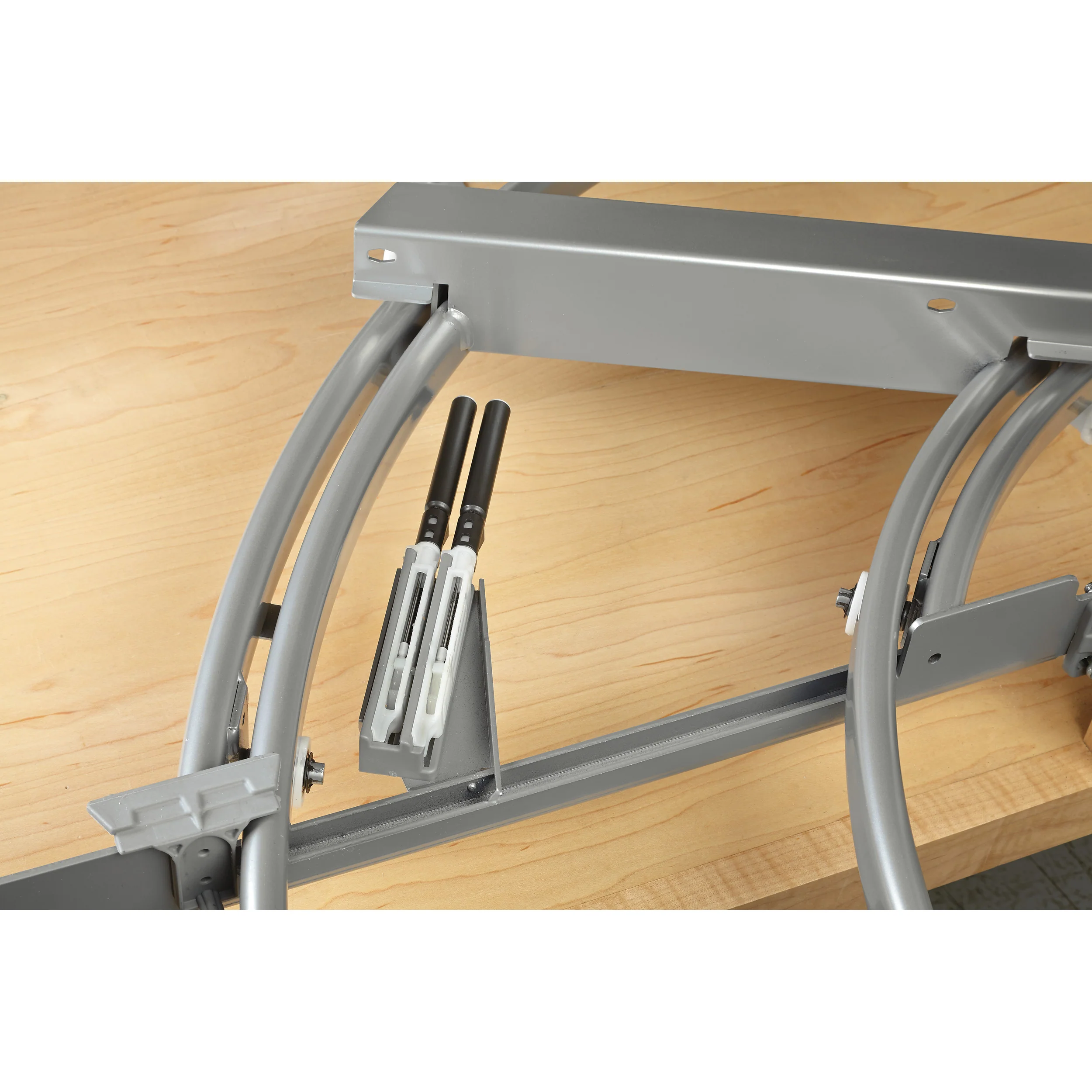 18 in Two-Tier Curve Organizer for a Blind Left Chrome  16 in (406 mm) W x 35.75 in (908 mm) D x 19.75 in (502 mm) H - Image 4