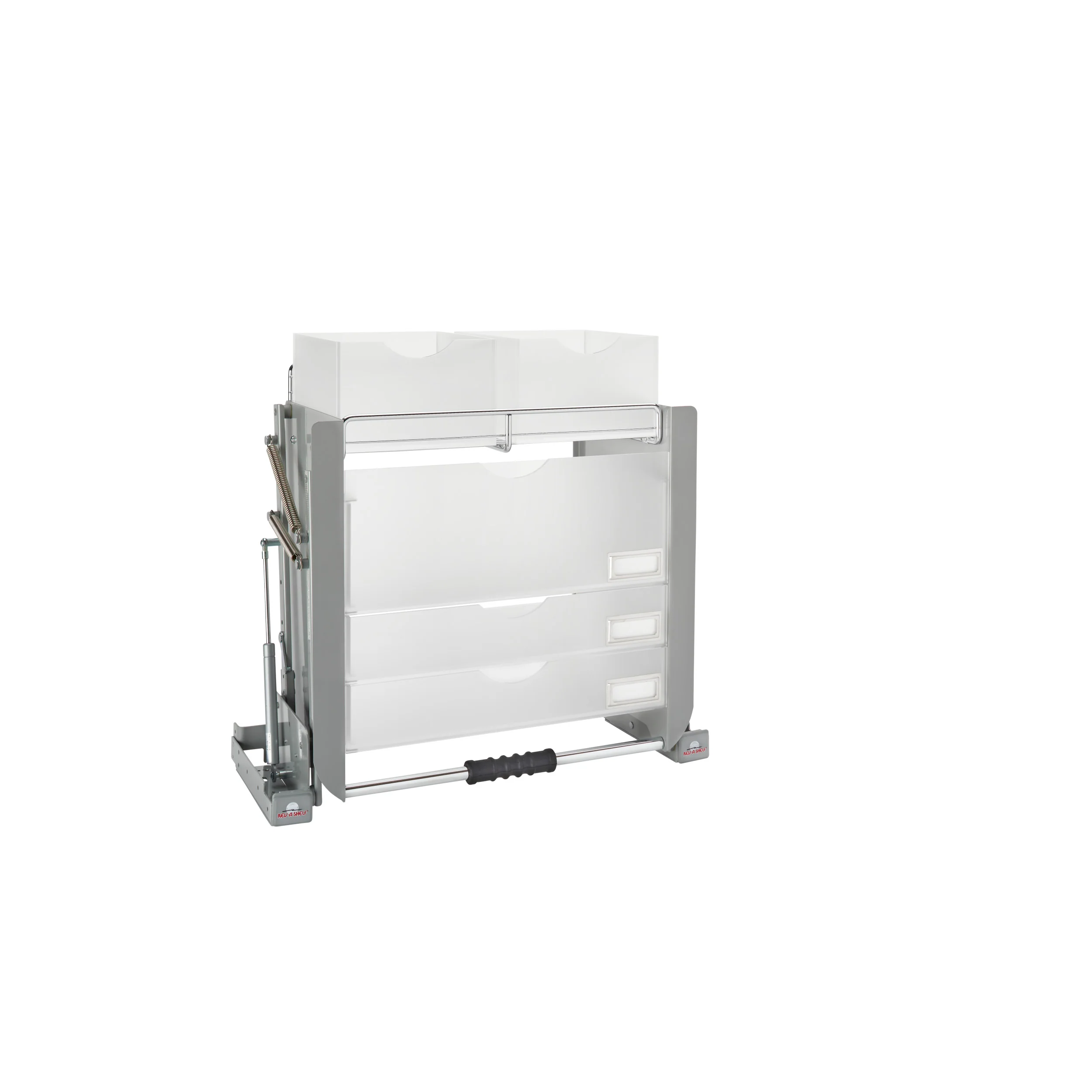 24 in Chrome Universal Pull Down Chrome  22.25 in (565 mm) W x 10.5 in (267 mm) D x 22.5 in (572 mm) H - Image 3
