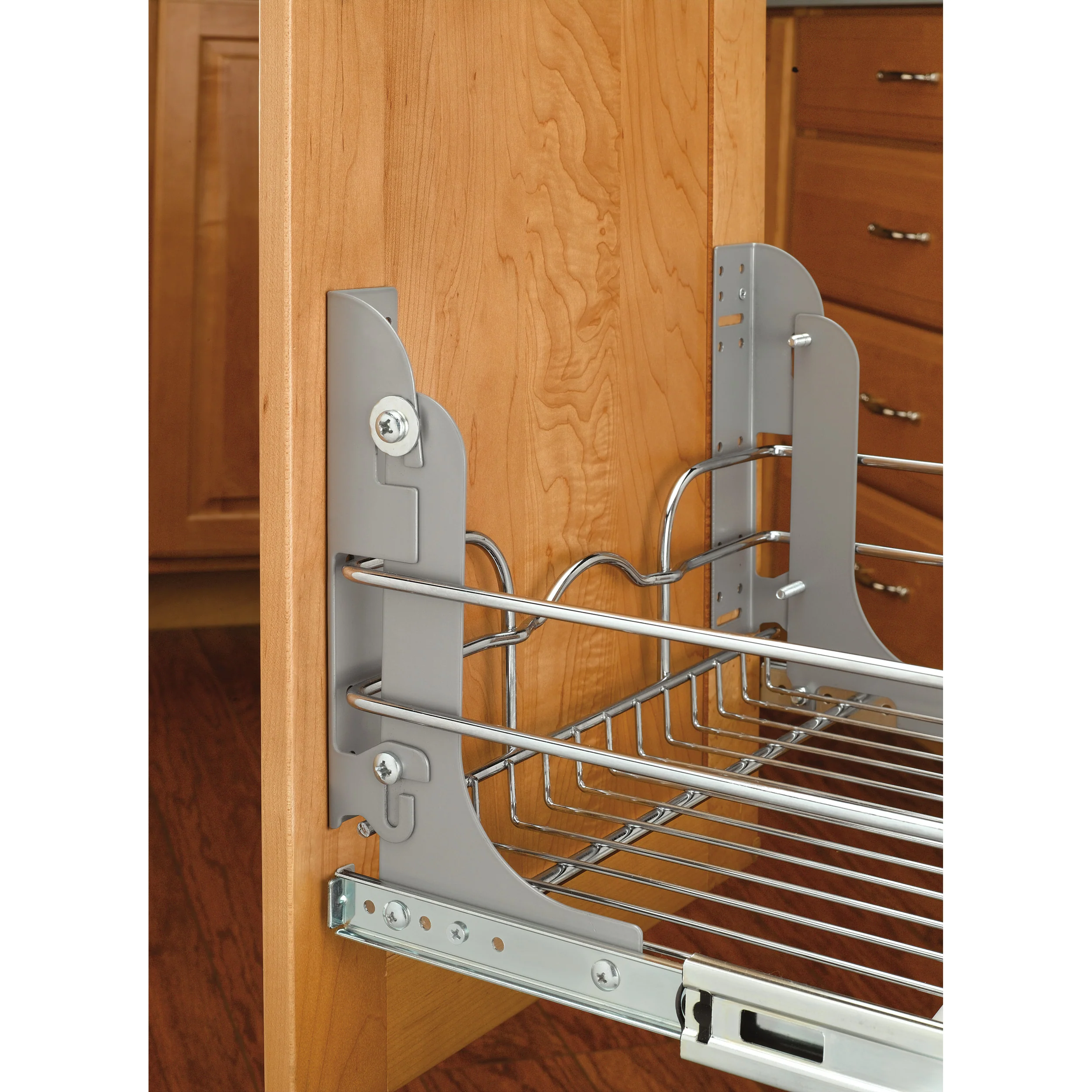 Door mounting Kit Silver  1.5 in (38 mm) W x 2.13 in (54 mm) D x 8 in (203 mm) H - Image 4