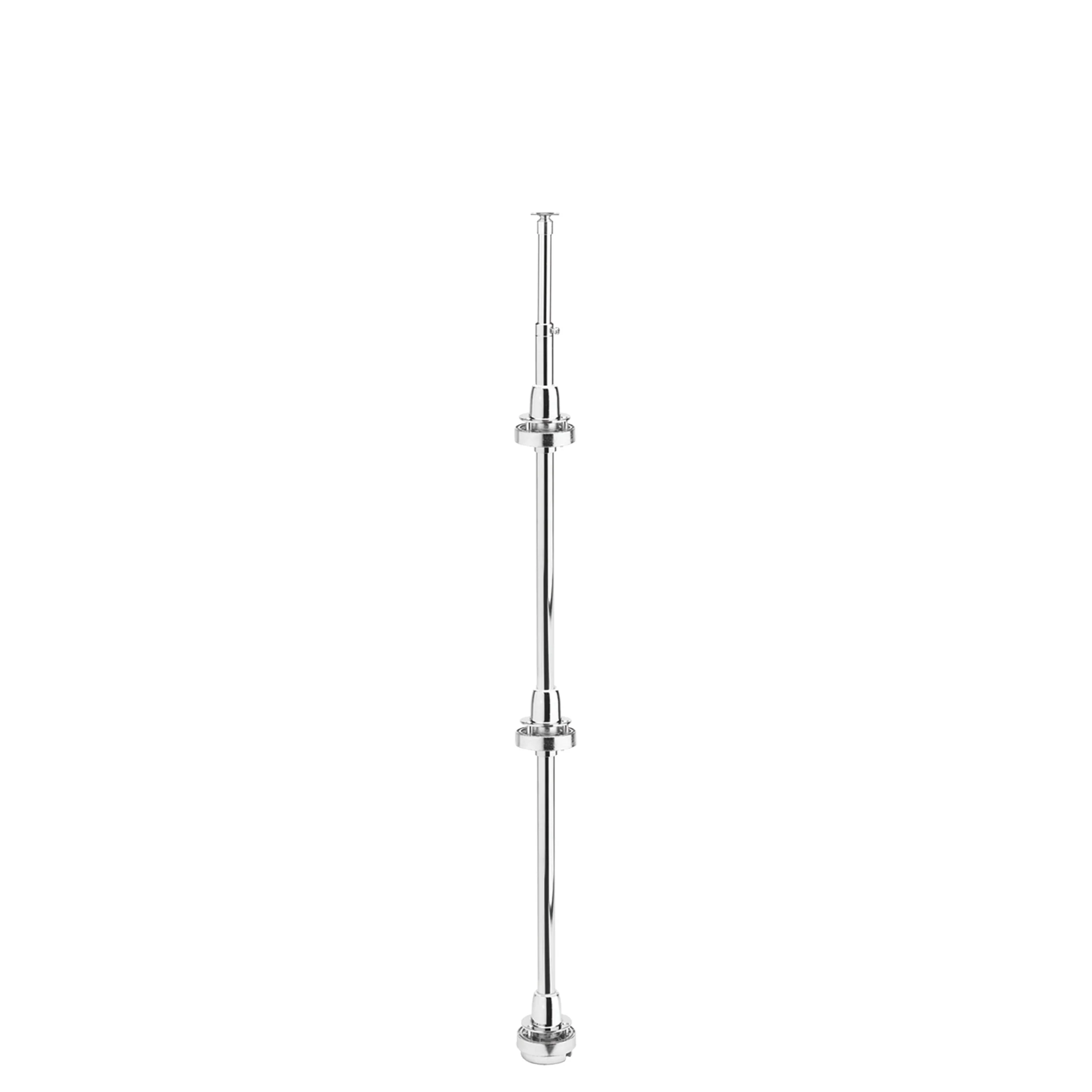 20 in White Polymer D-Shape Lazy Susan Shelf Only White  20 in (508 mm) W x 20 in (508 mm) D x 1.51 in (38 mm) H - Image 4