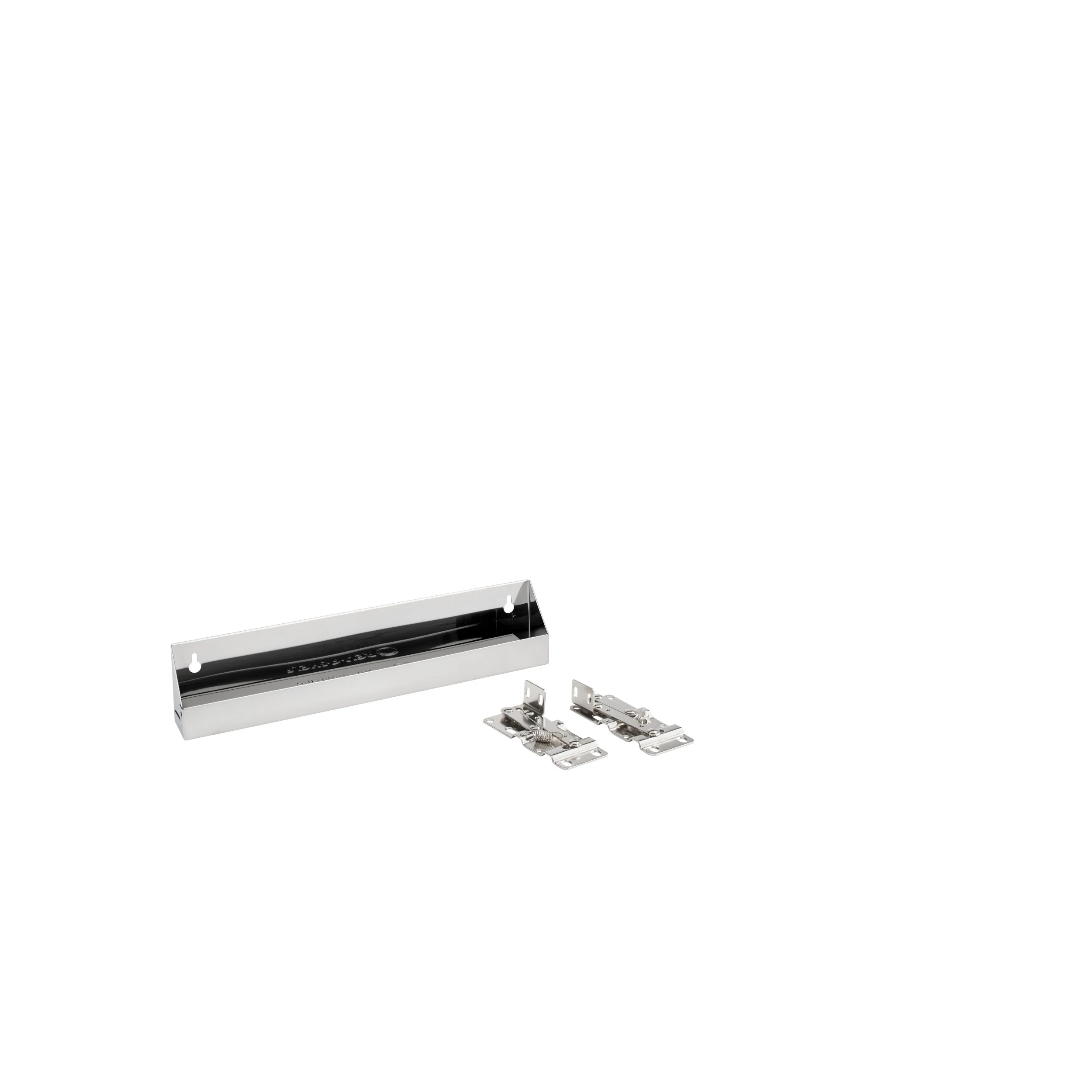 14-1/4 in Stainless Steel Tip-Out Tray Silver  14.25 in (362 mm) W x 1.69 in (43 mm) D x 3 in (76 mm) H - Image 4