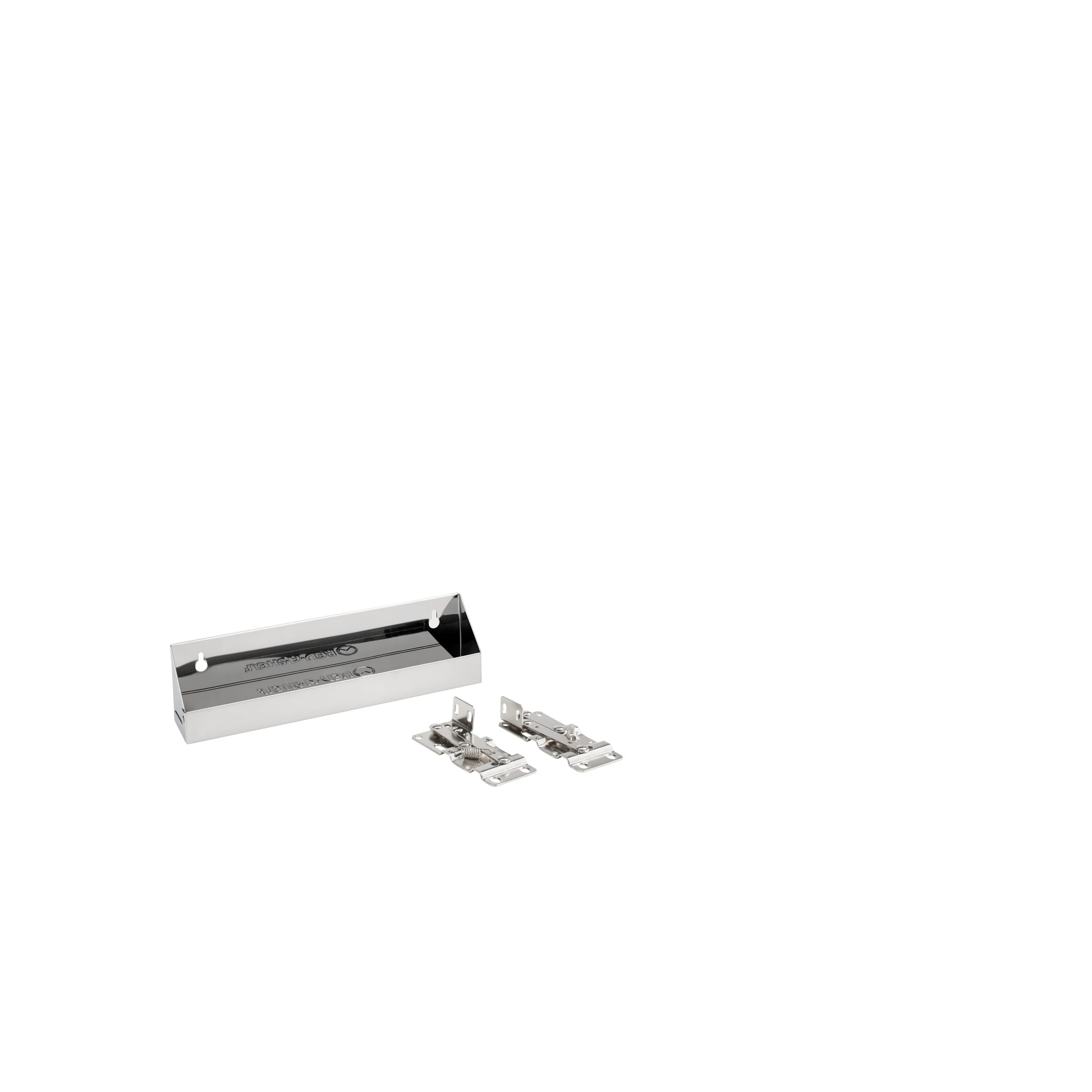 11-1/4 in Stainless Steel Tip-Out Tray Silver  11.25 in (286 mm) W x 2.13 in (54 mm) D x 3 in (76 mm) H - Image 4