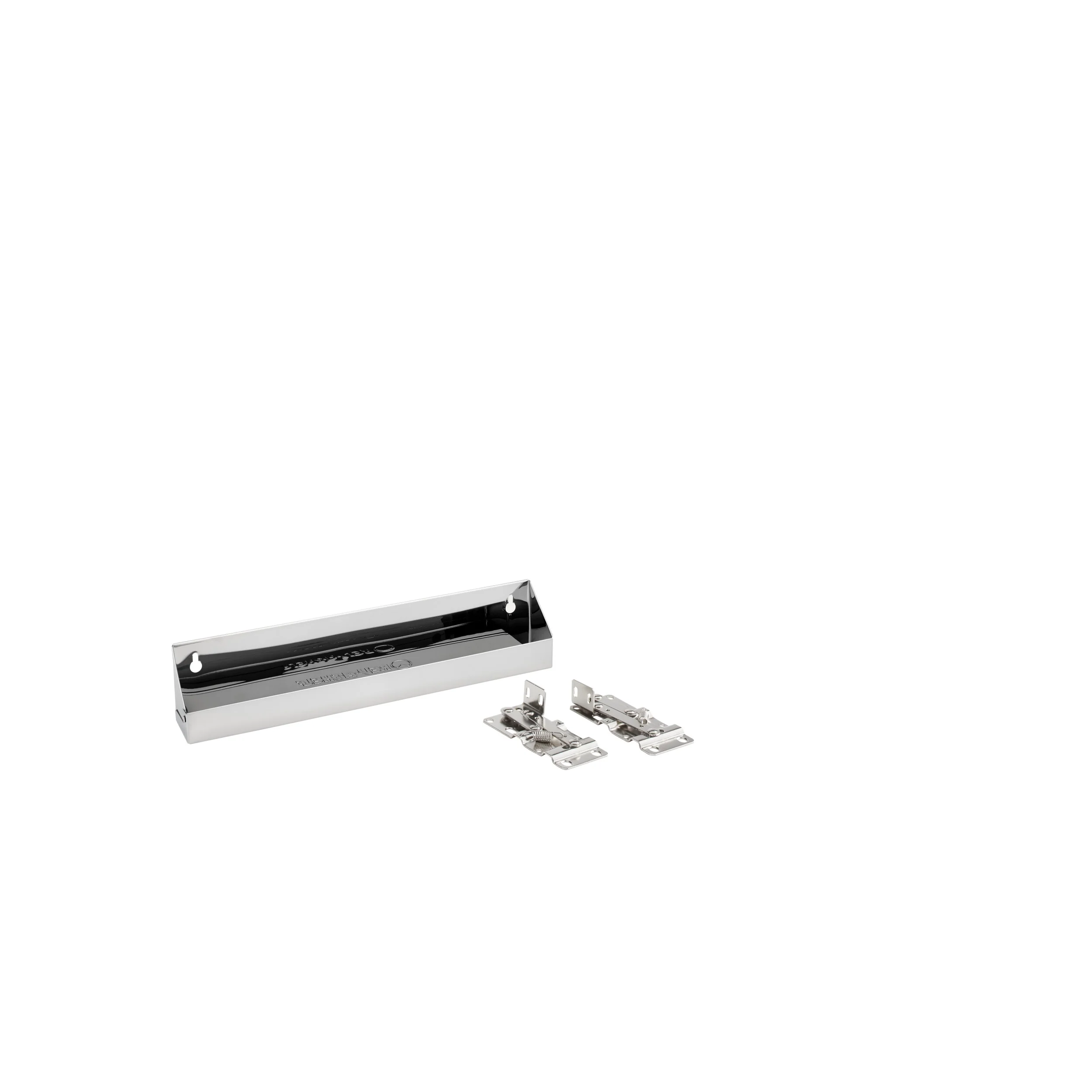 14-1/4 in Stainless Steel Tip-Out Tray Silver  14.25 in (362 mm) W x 2.13 in (54 mm) D x 3 in (76 mm) H - Image 3
