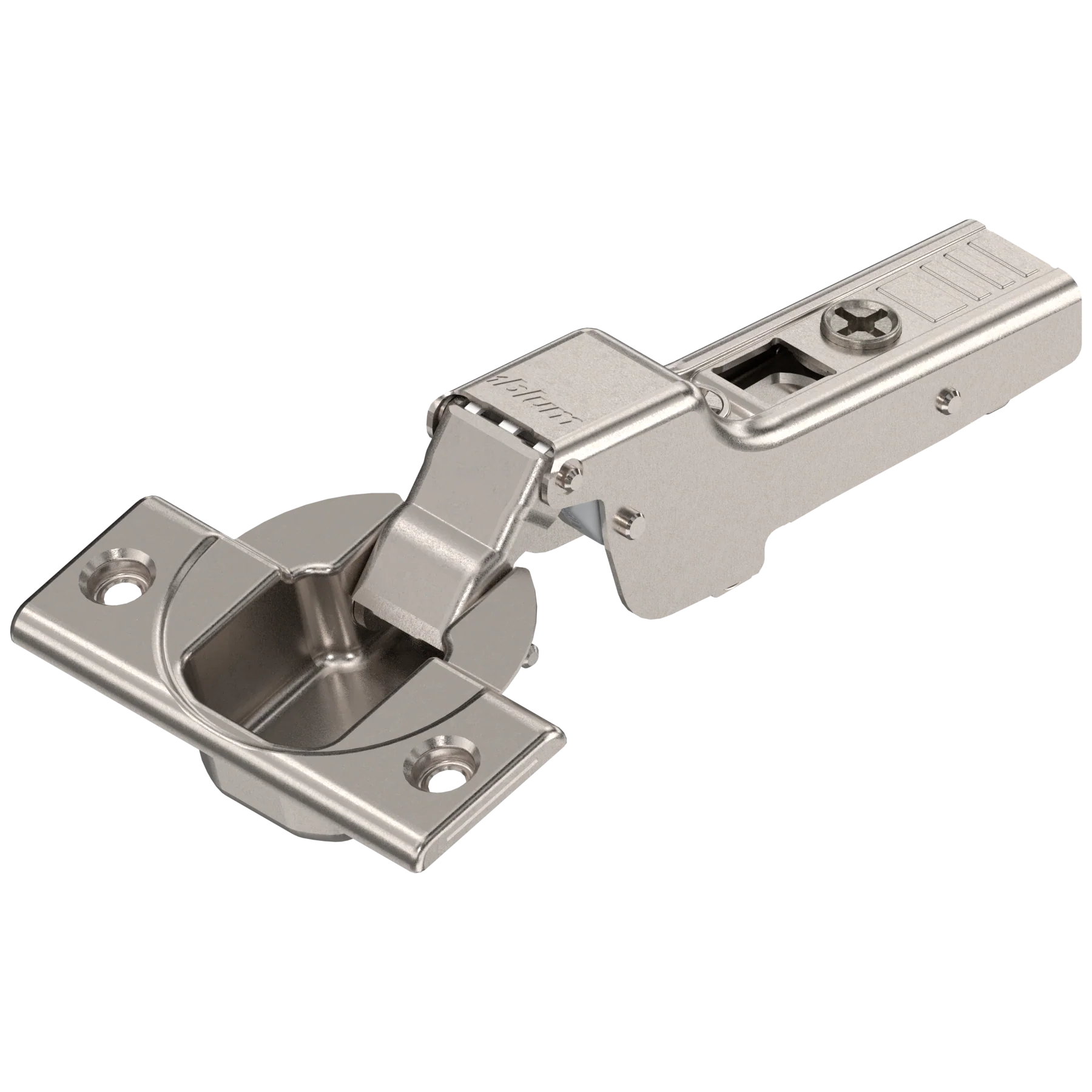 Blum CLIP top 110° hinges Free-swinging Half overlay Nickel