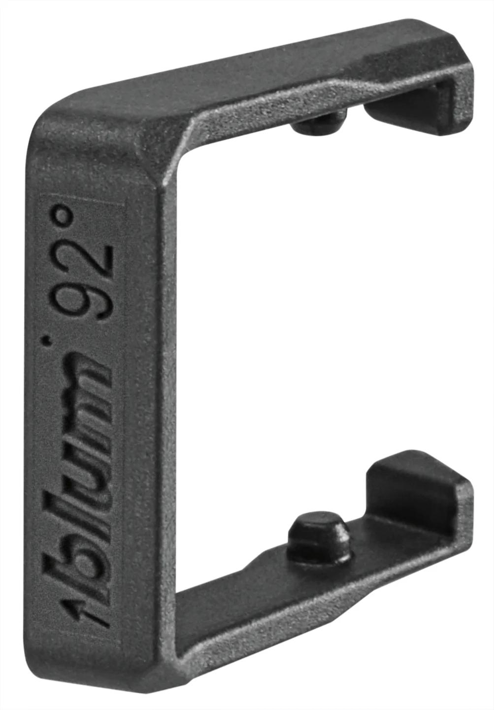 Blum CLIP top BLUMOTION/CLIP top 110° hinges for thin fronts accessories Angle restriction clip 92° R7037 Dust Grey - Image 4