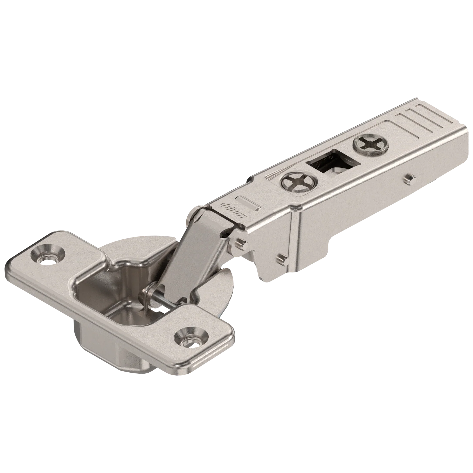 Blum CLIP top 95° thick door hinges Free-swinging Full overlay Nickel