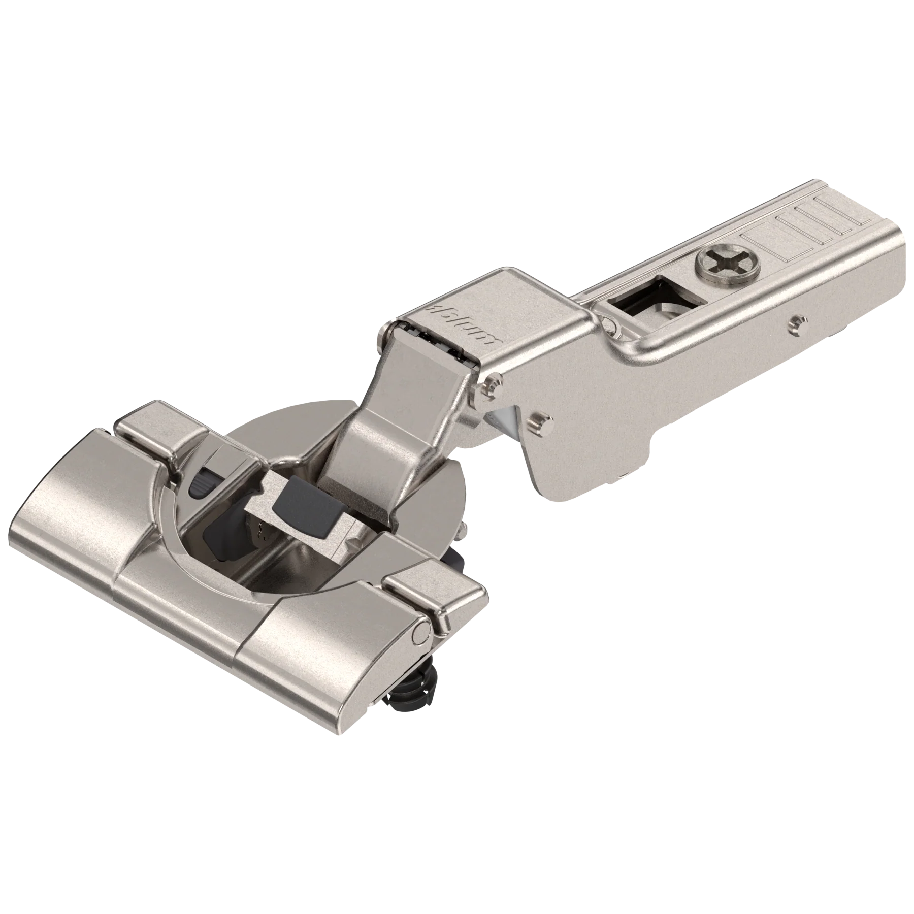 Blum CLIP top BLUMOTION 110° hinges Half overlay Nickel