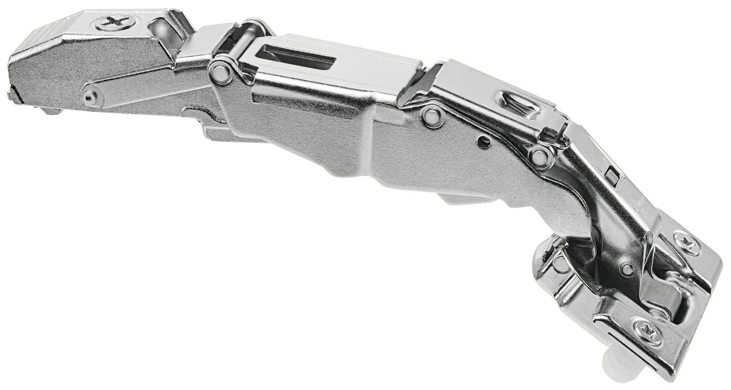 Blum CLIP top 125° zero protrusion hinges for thick doors Press-in Nickel - Image 4