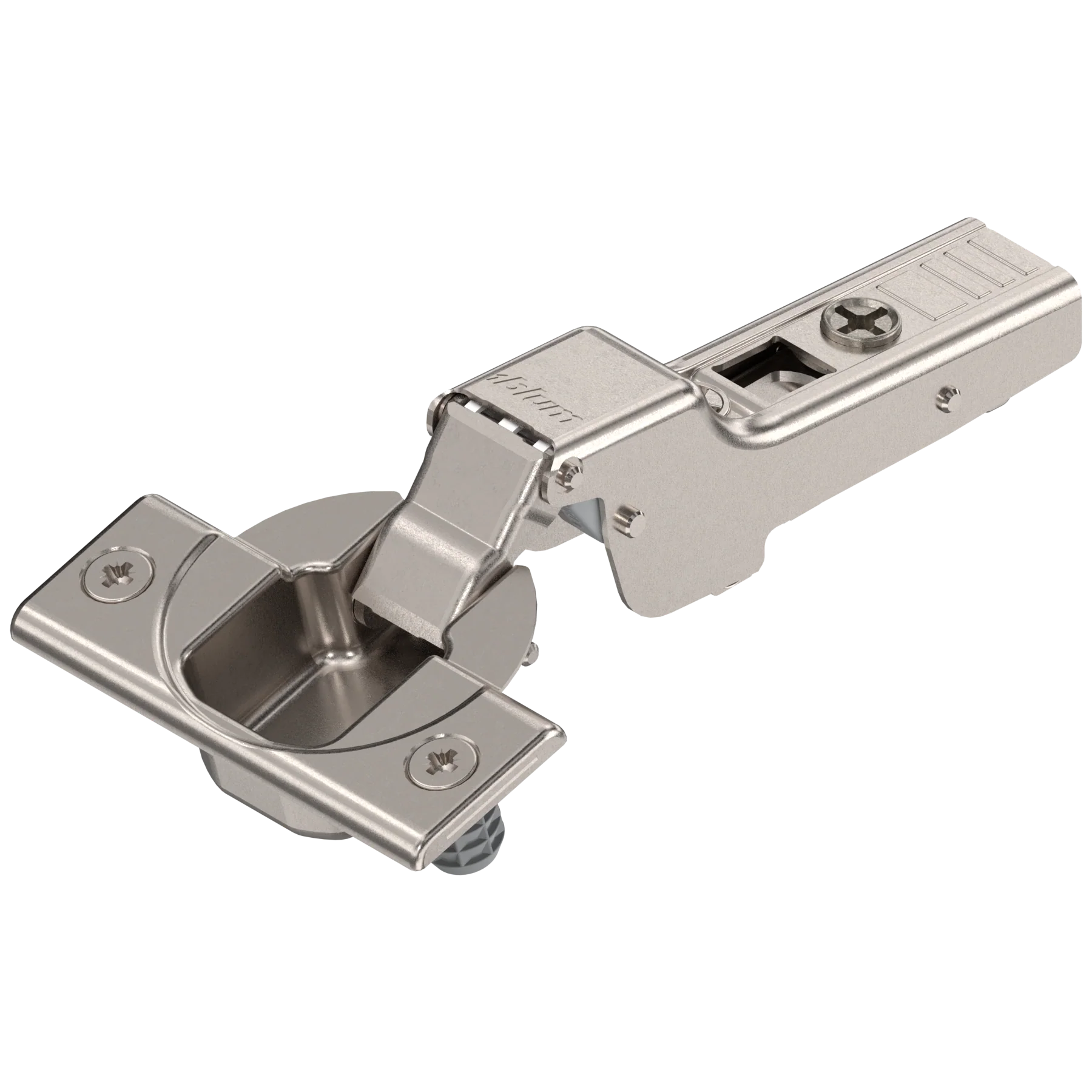 Blum CLIP top 110° hinges Self-closing Half overlay Nickel