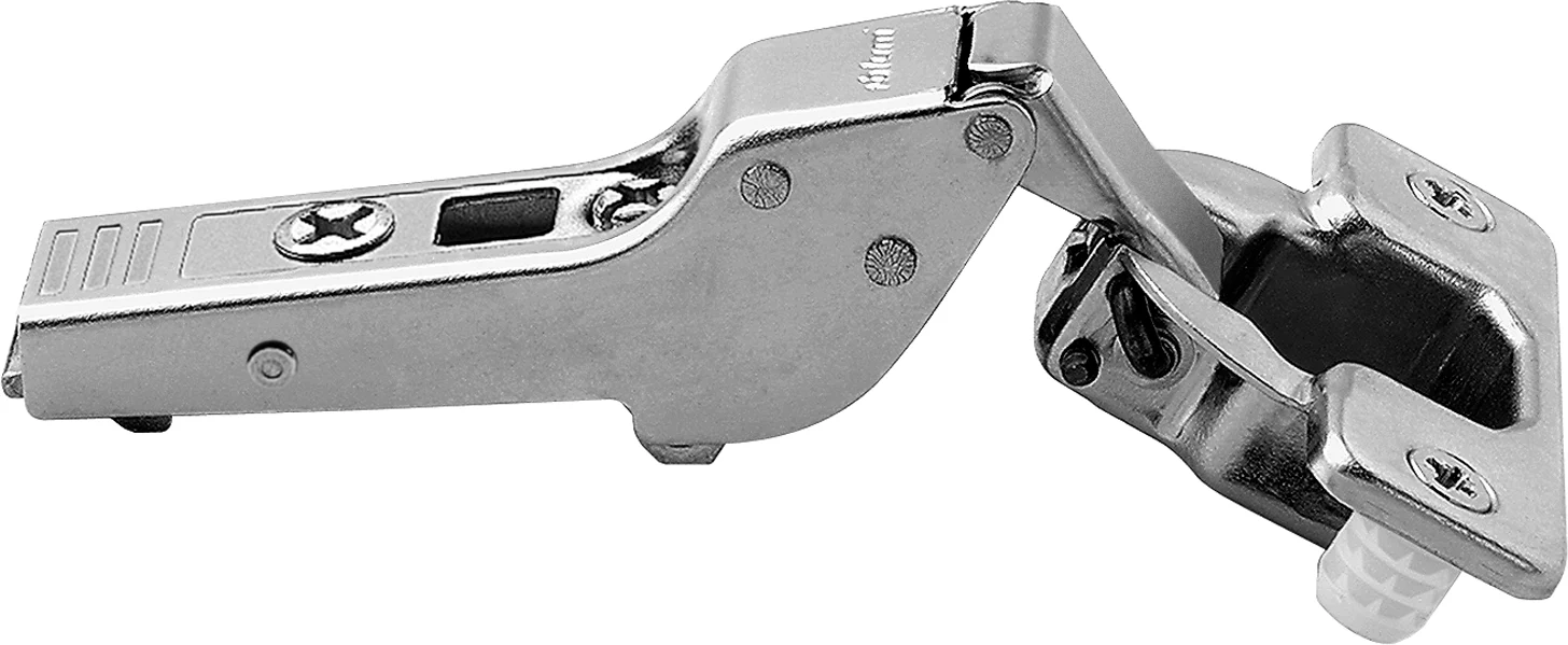 Blum CLIP top 120° hinges Self-closing Half overlay Nickel - Image 2