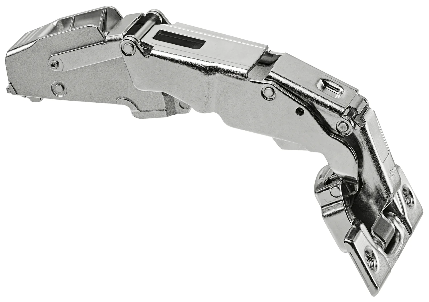 Blum CLIP top 155° zero protrusion hinges Self-closing Full overlay Nickel - Image 2