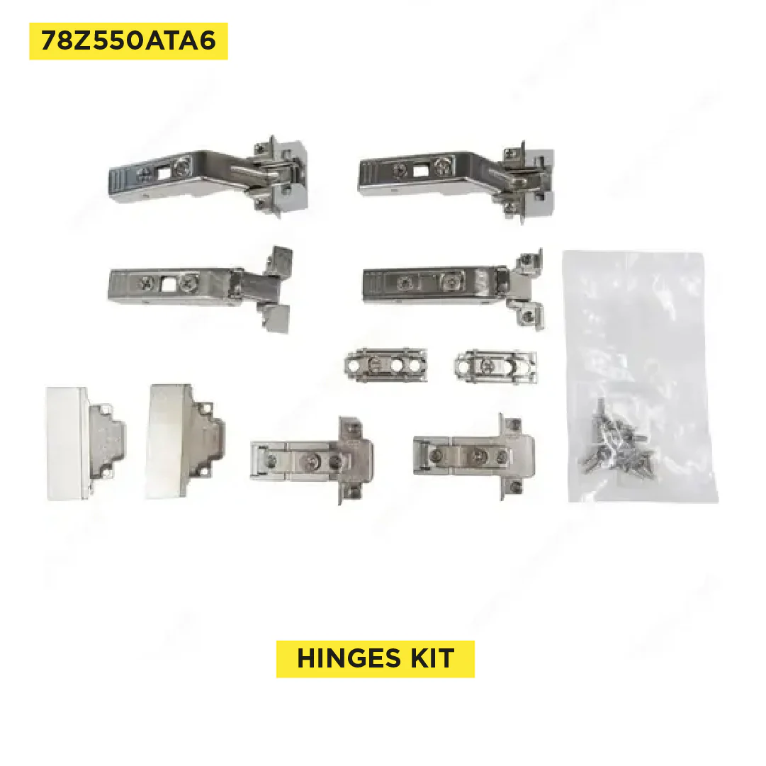 Narrow Aluminum Hardware Set for Aventos HF, Nickel-Plated - Image 3