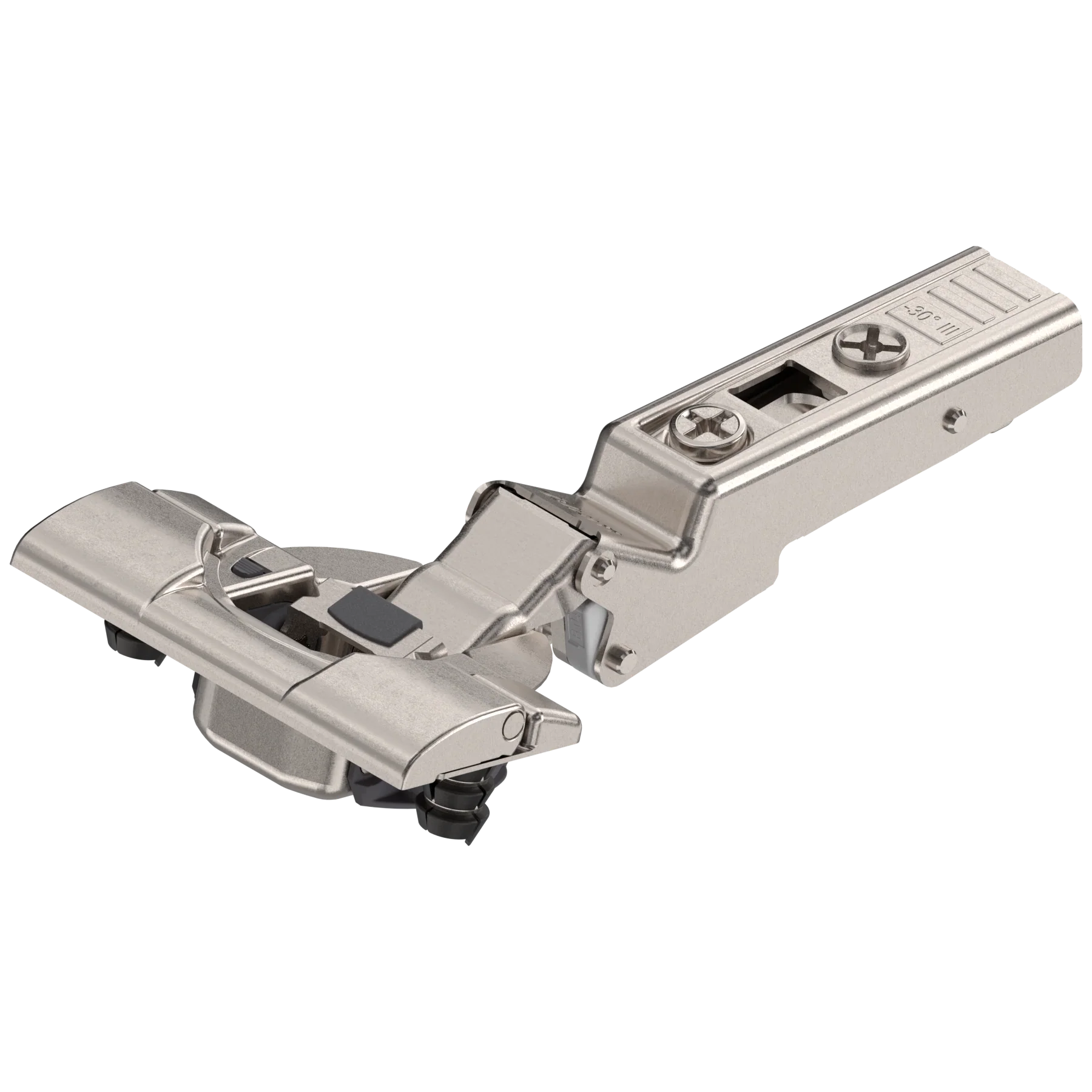 Blum CLIP top BLUMOTION hinges - special applications Angled hinges -30° Nickel