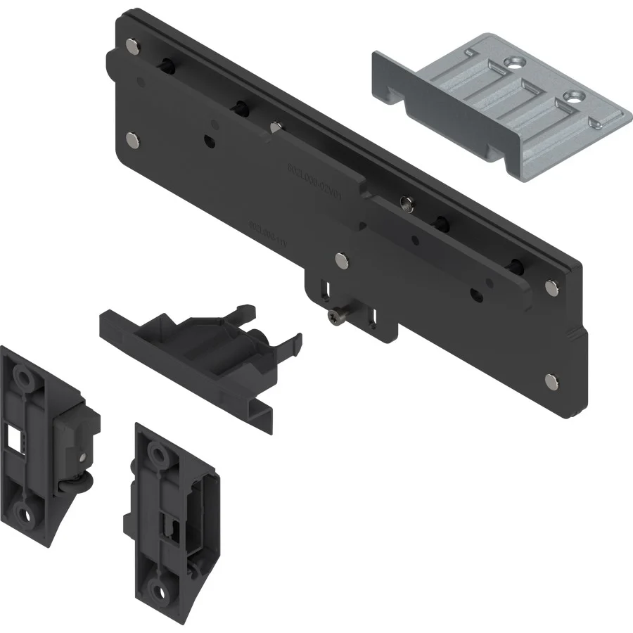 REVEGO DUO, ASSEMBLY SET TWO DBL DOOR, BLACK