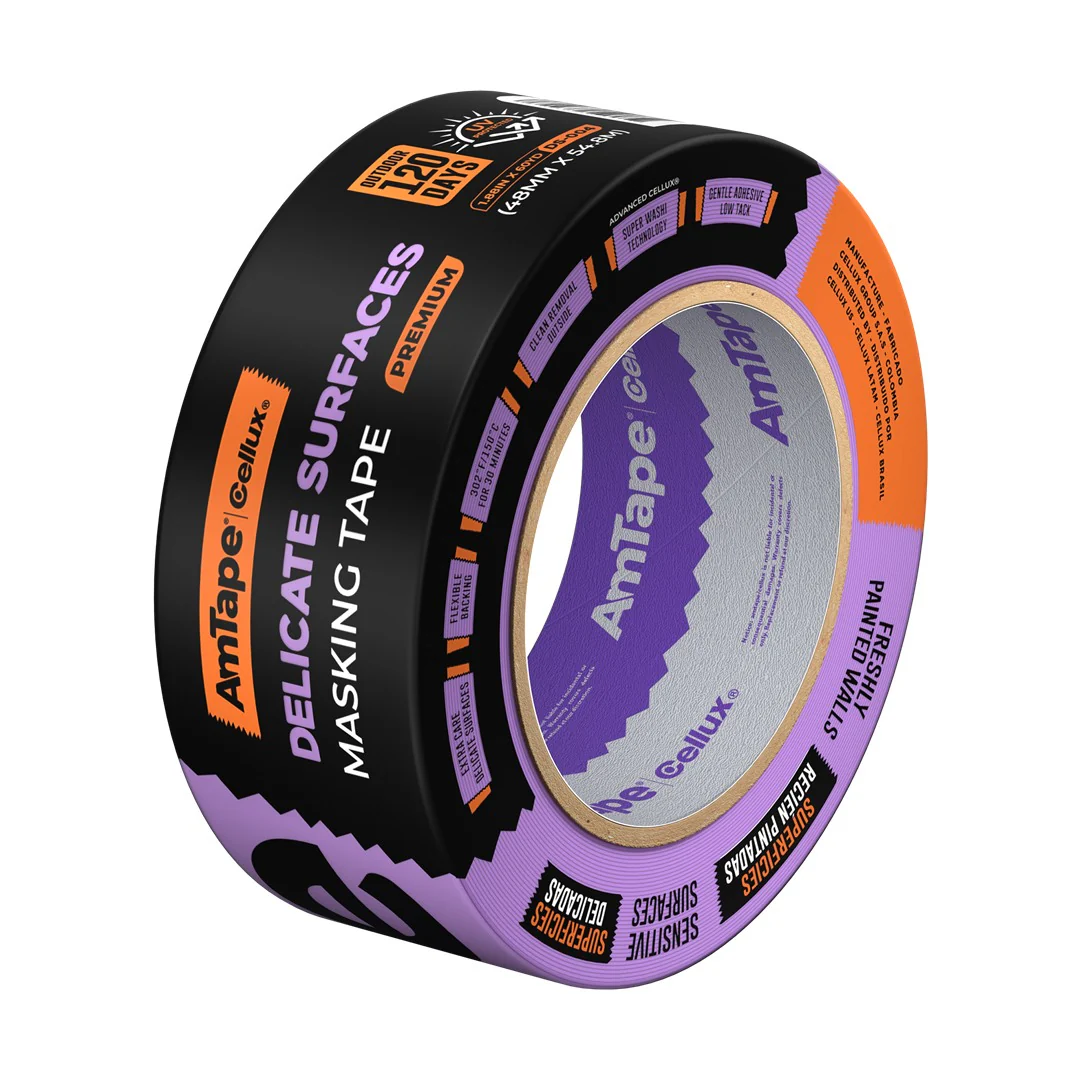 AmTape Delicate Surfaces Masking Tape Light Purple - Image 4