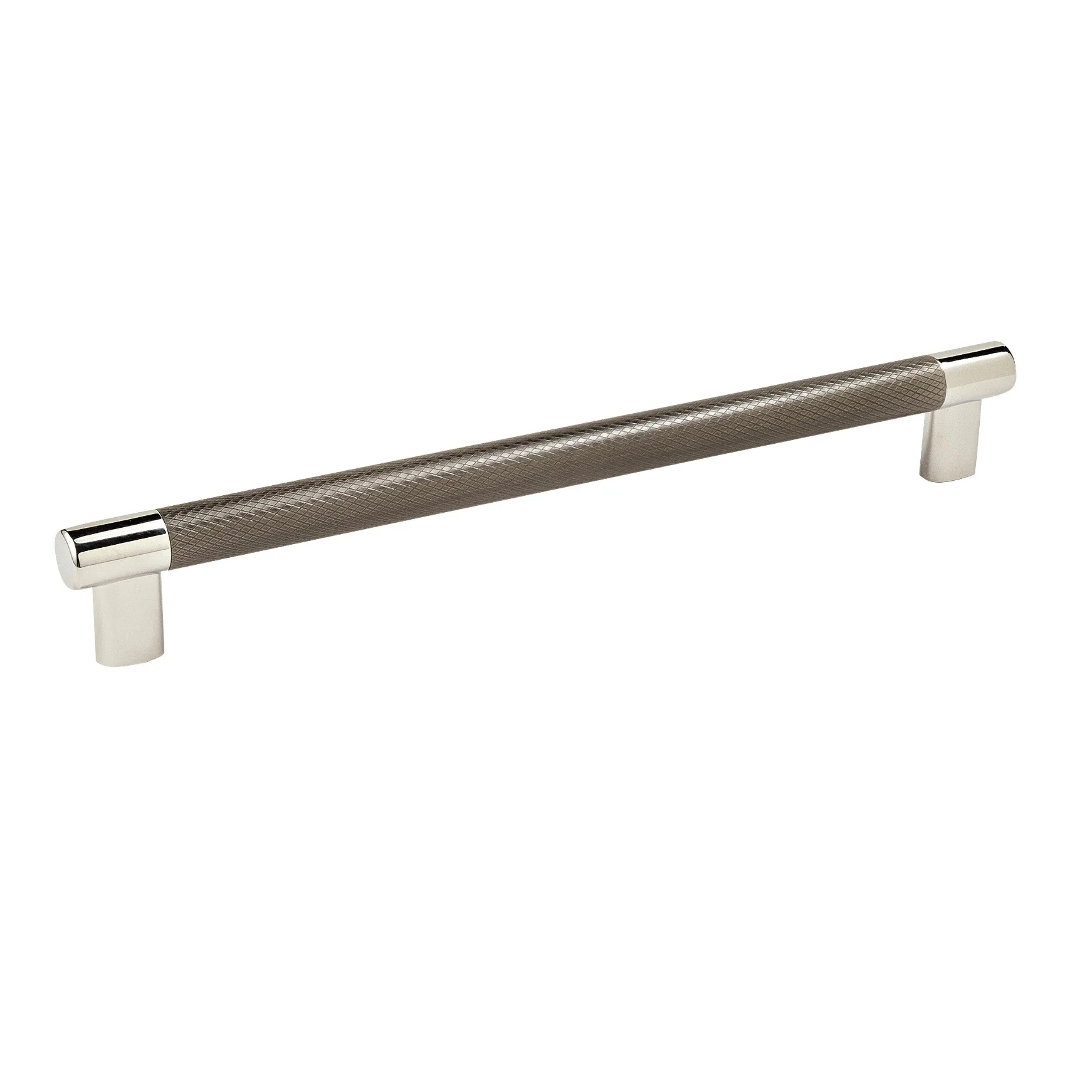 Pull Polished Nickel/Gunmetal 11/16(17) L X 3/8(10) W