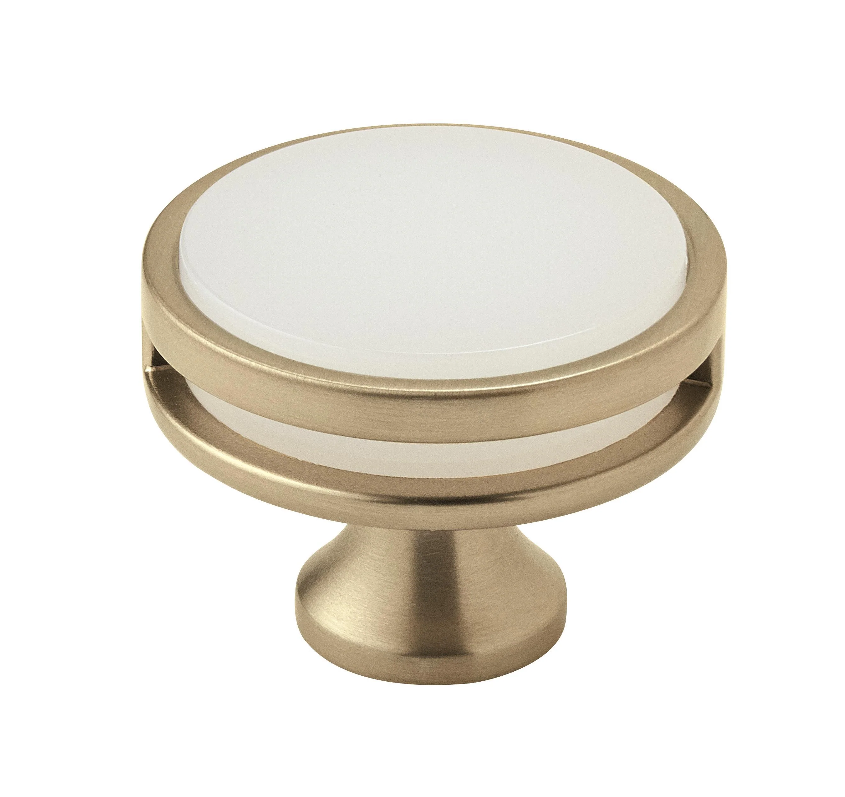 Knob Golden Champagne/Frosted 3/4(19) DIA