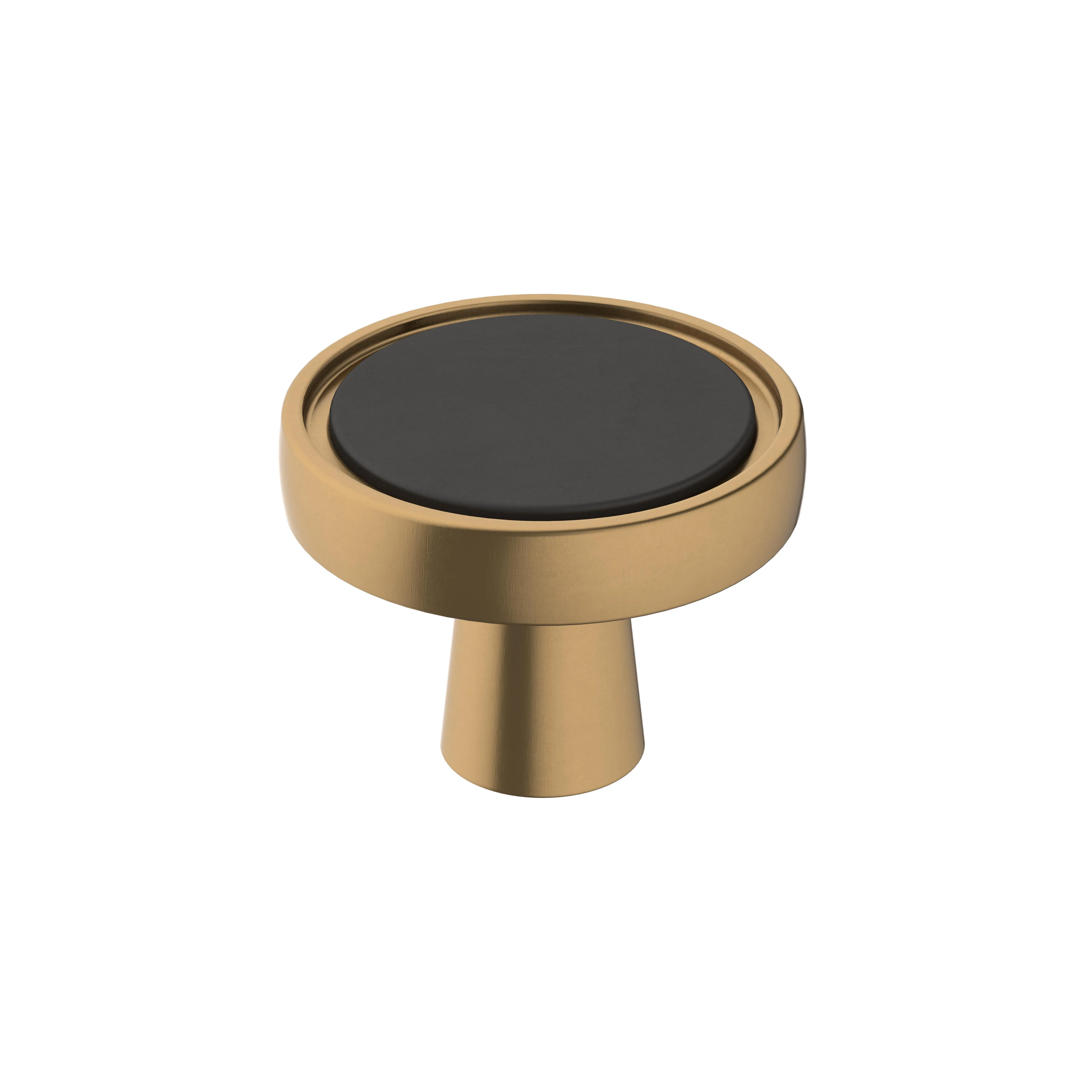 Knob Matte Black/Champagne Bronze 1/2(13) DIA - Image 2