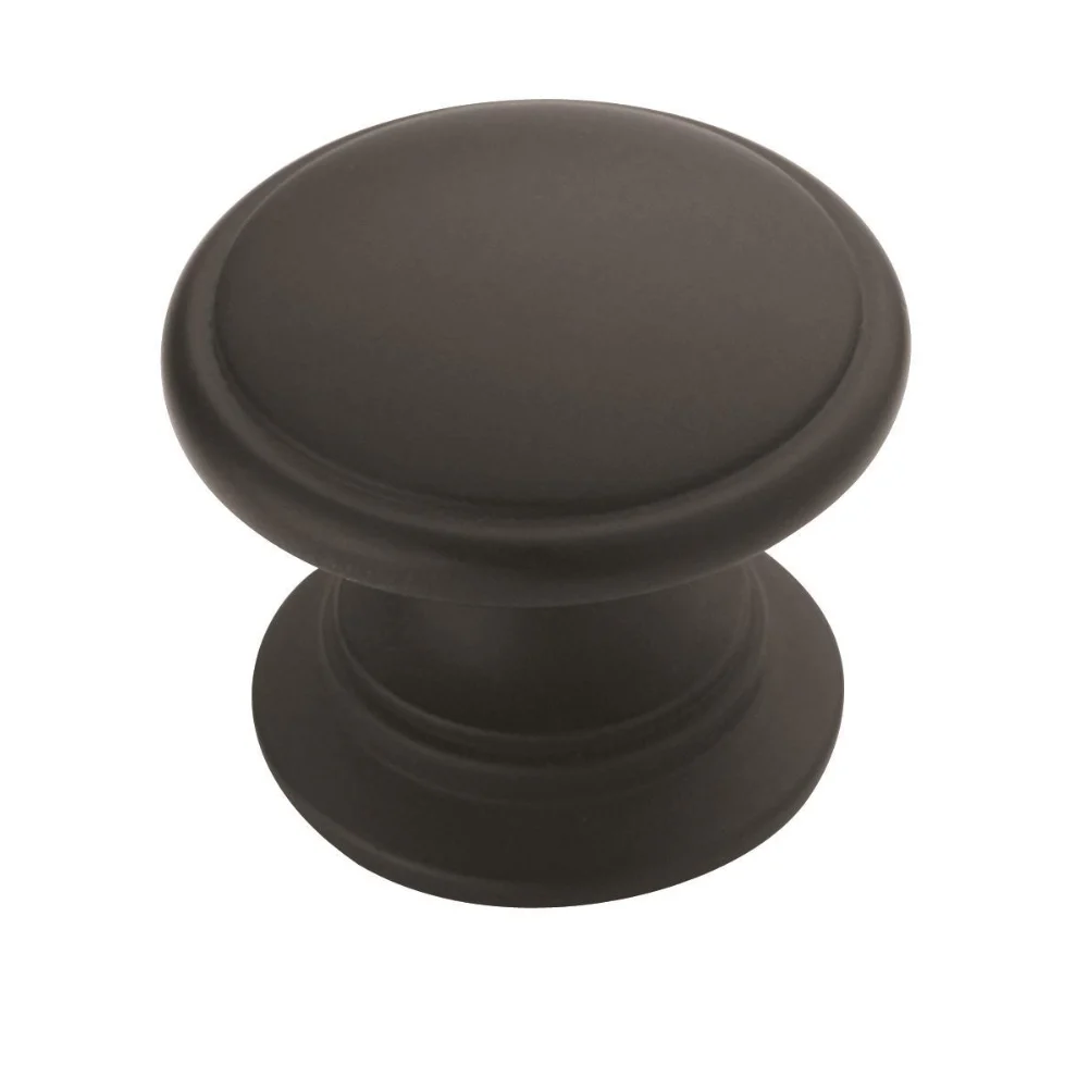 Knob Flat Black 15/16(24) DIA