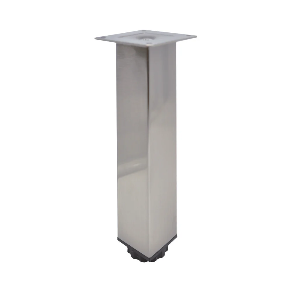 FURNITURE LEG SQUARE 6" TUBE 38MM CH