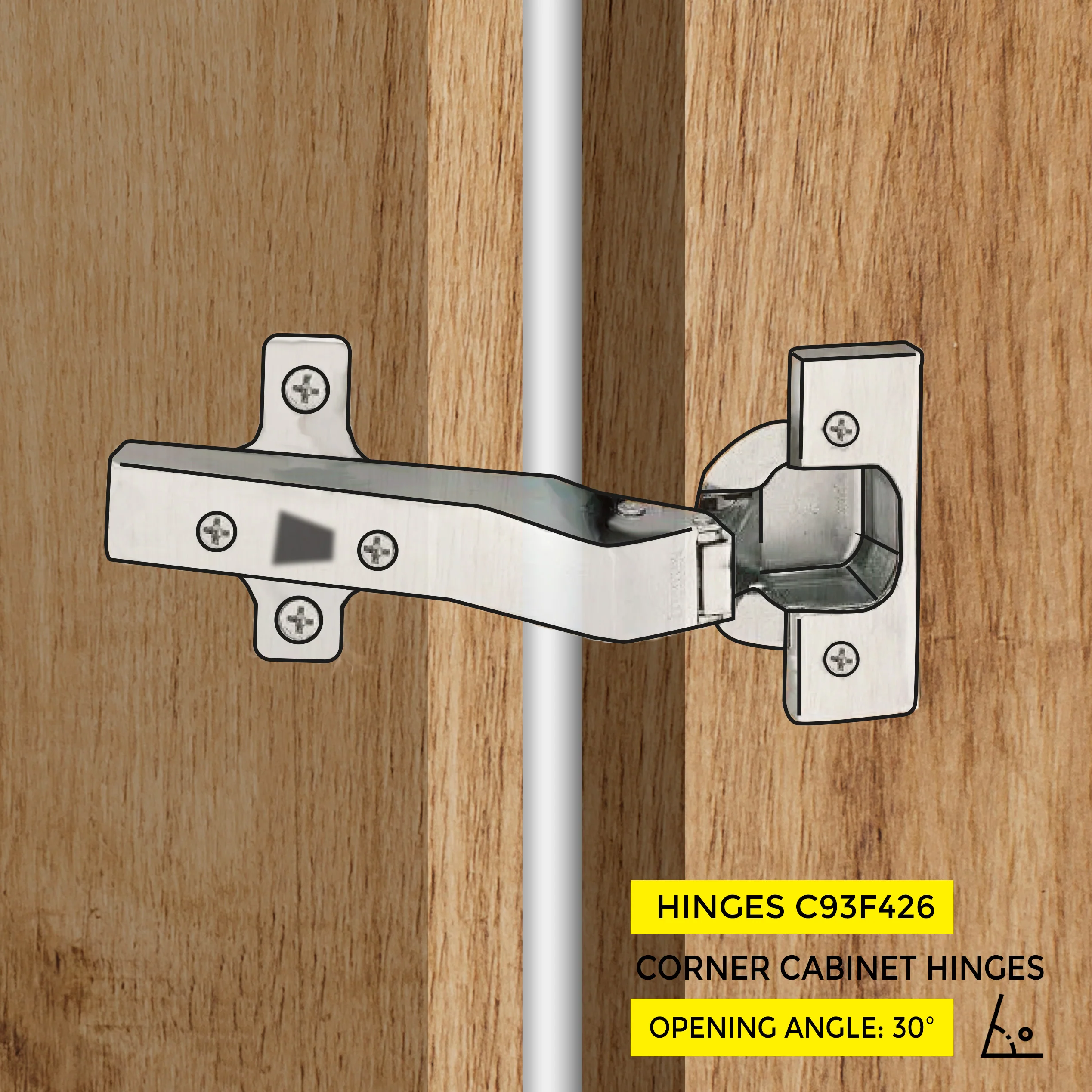 Clip-On Hinge 30Â° - Image 3