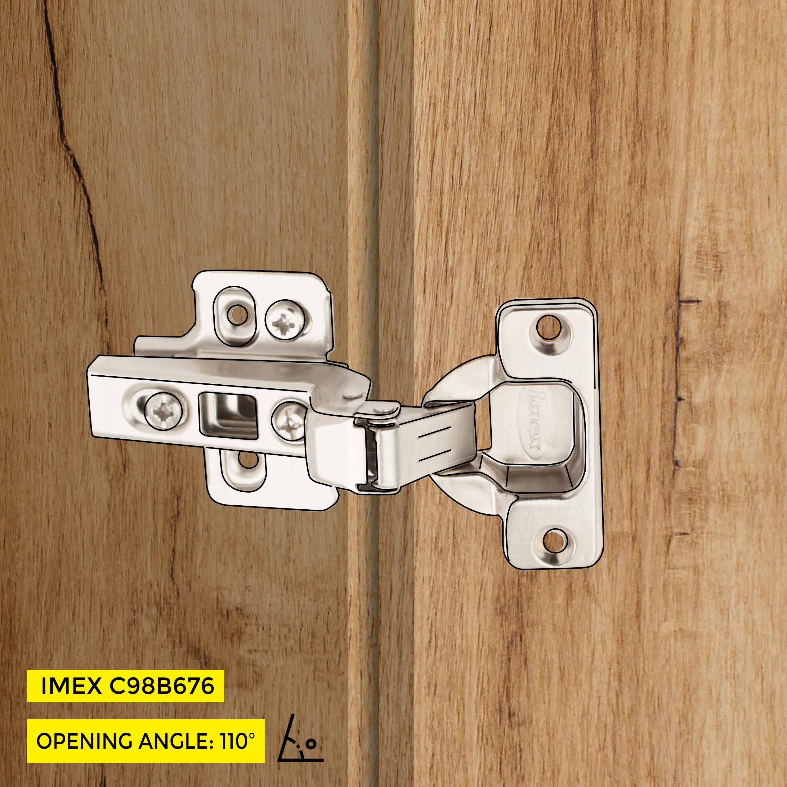 Soft-Close Hinge Half Overlay - Image 3
