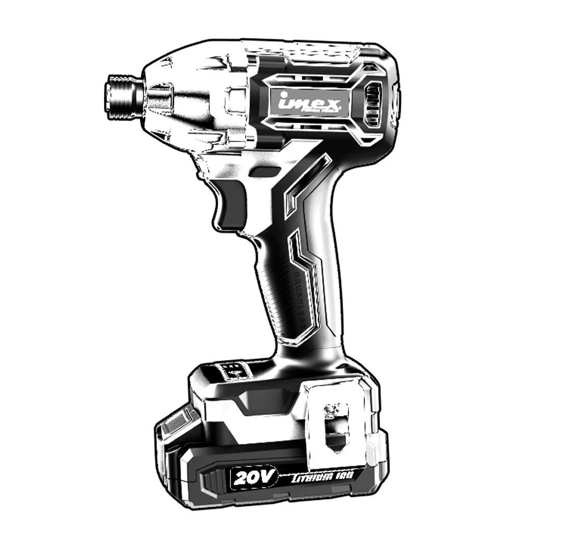 20V Brushless Impact Driver with Battery and Charger - IMEX Power Tools - Image 3