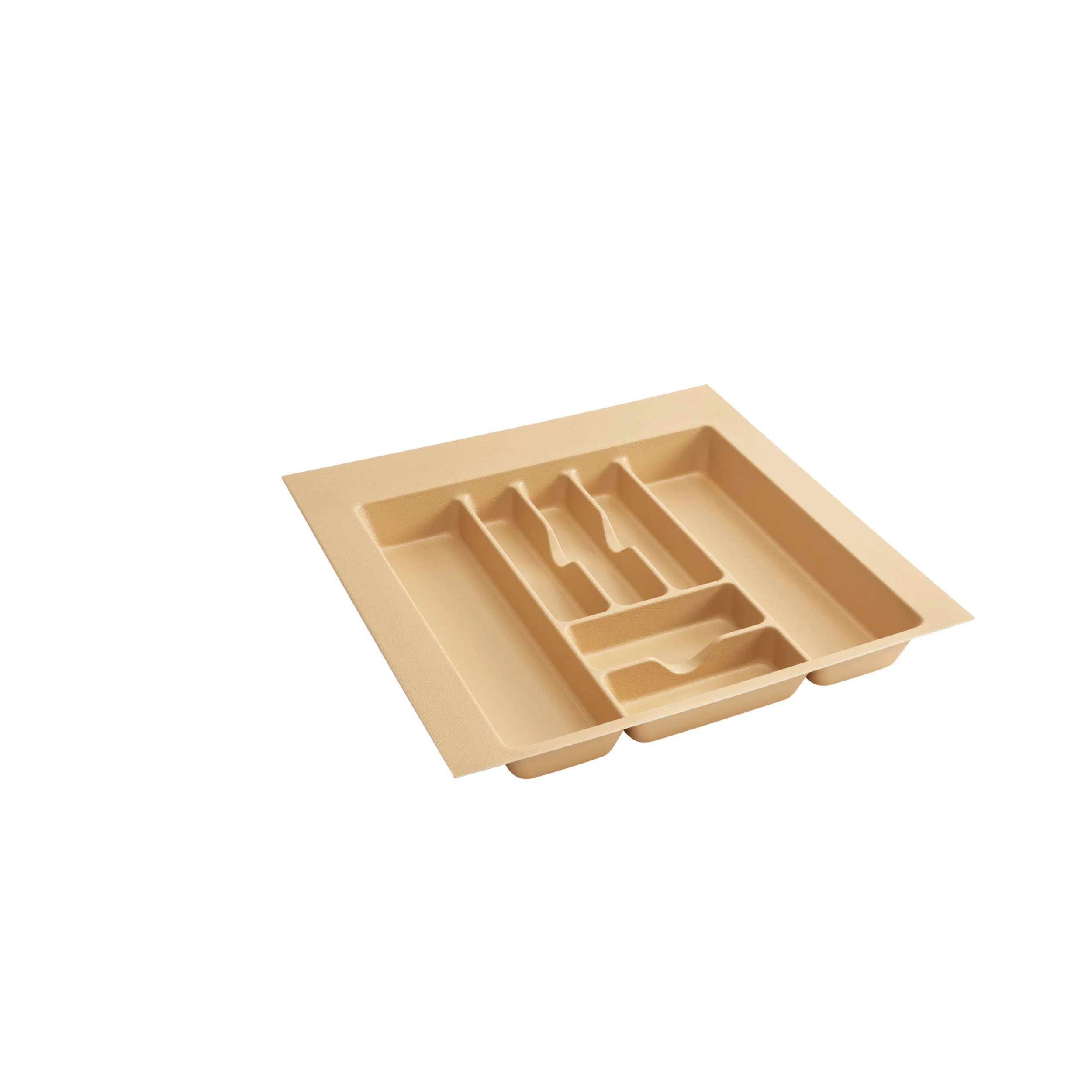 Extra Large Almond Cutlery Organizer Almond  21.88 in (556 mm) W x 21.25 in (540 mm) D x 2.38 in (60 mm) H - Image 2