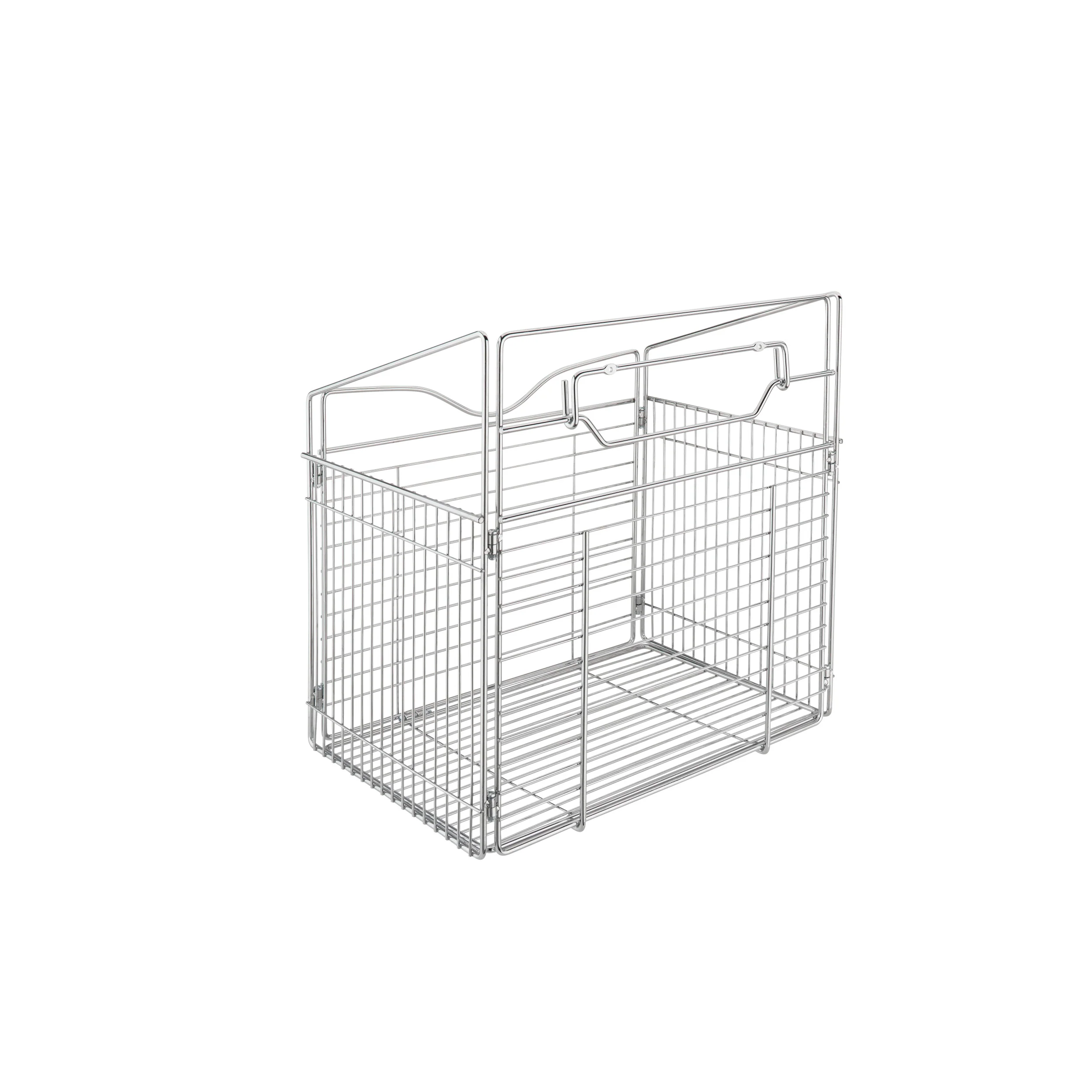 21 in Chrome Tilt Out Hamper Basket Chrome  20.5 in (521 mm) W x 13.5 in (343 mm) D x 19.75 in (502 mm) H - Image 5