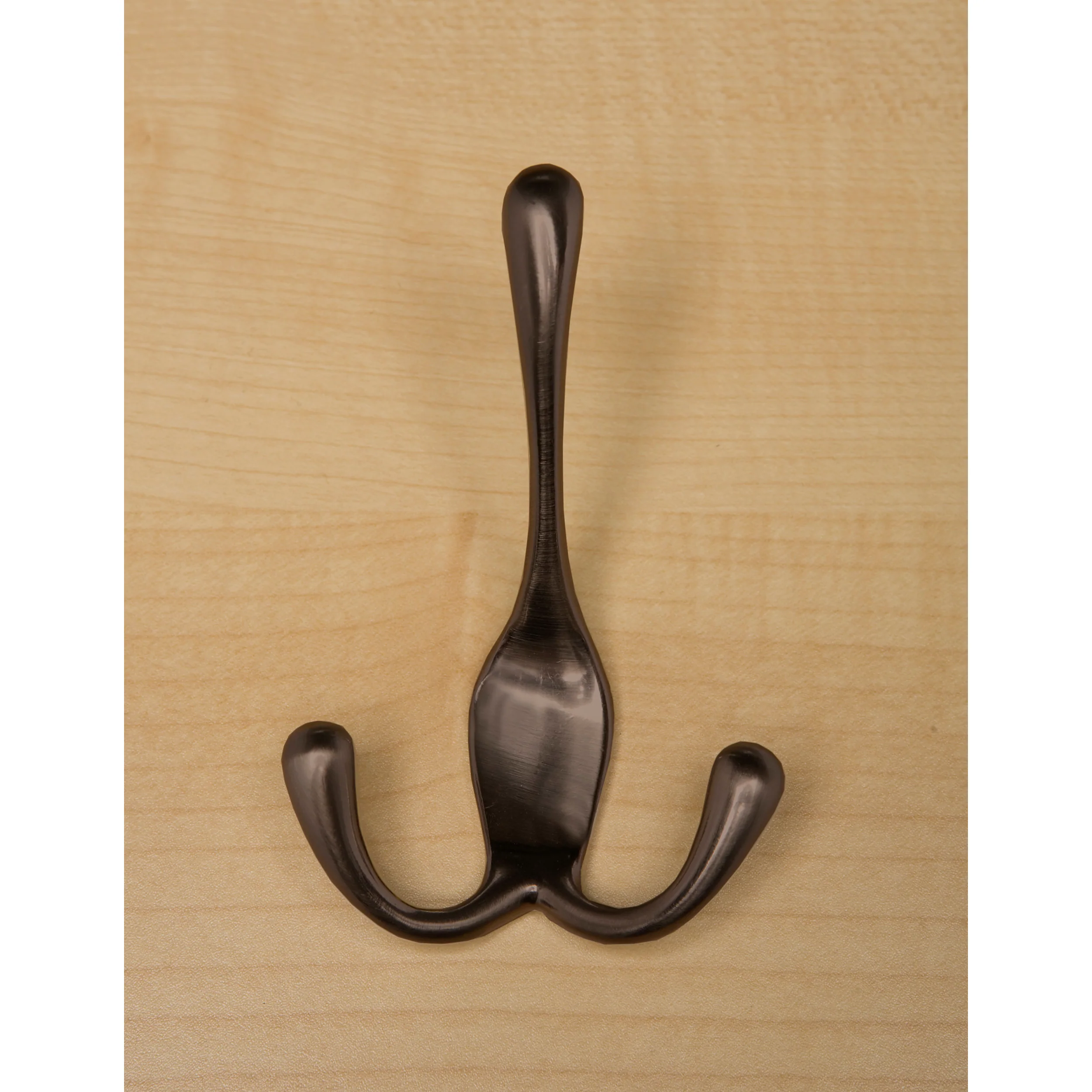 3-way Decorative Wall Hook Bronze  2.8 in (71 mm) W x 2.4 in (61 mm) D x 3.94 in (100 mm) H - Image 4