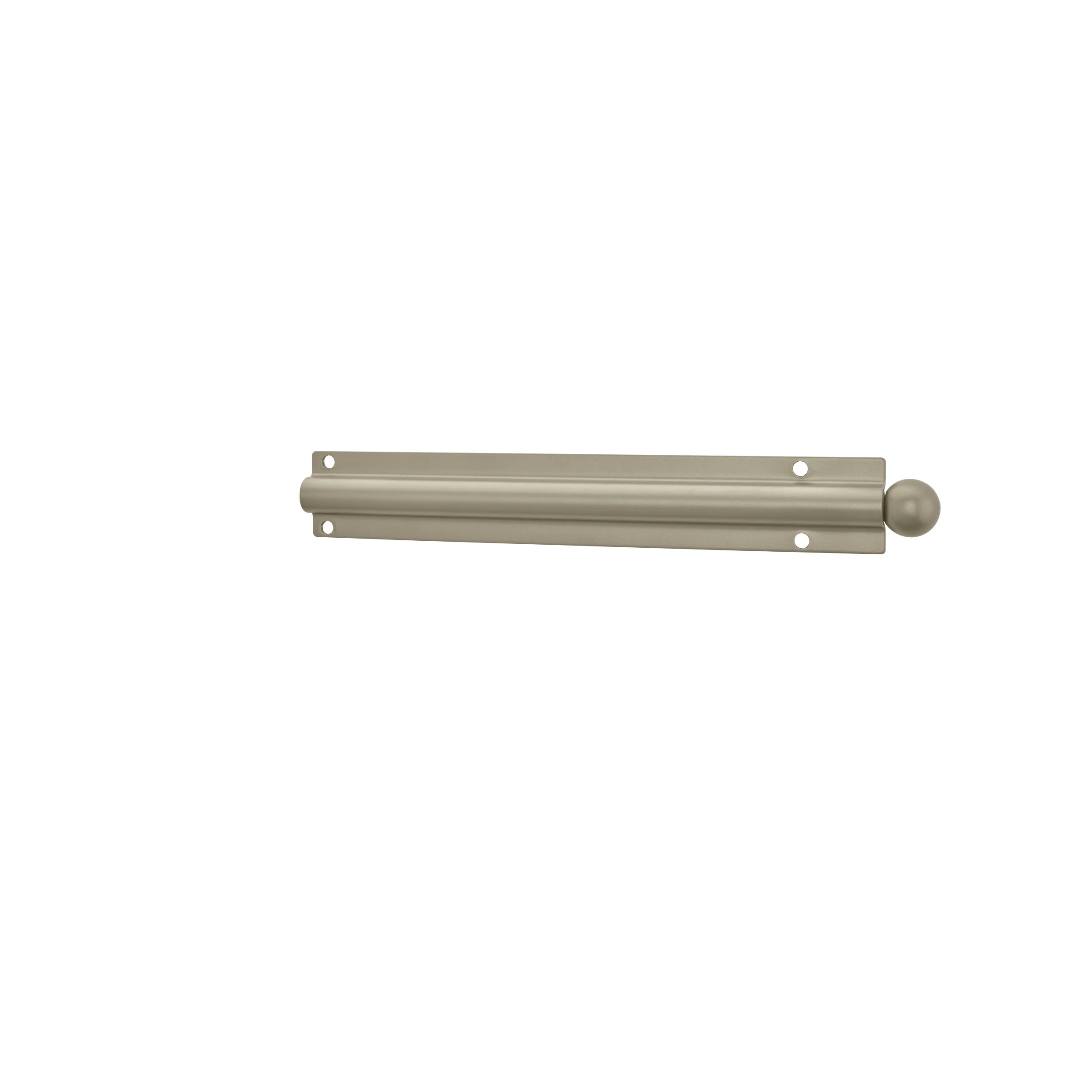 OBSOLETE  12 in Satin Nickel Standard Valet Rod Satin Nickel  0.75 in (19 mm) W x 11.88 in (302 mm) D x 1.56 in (40 mm) H - Image 3