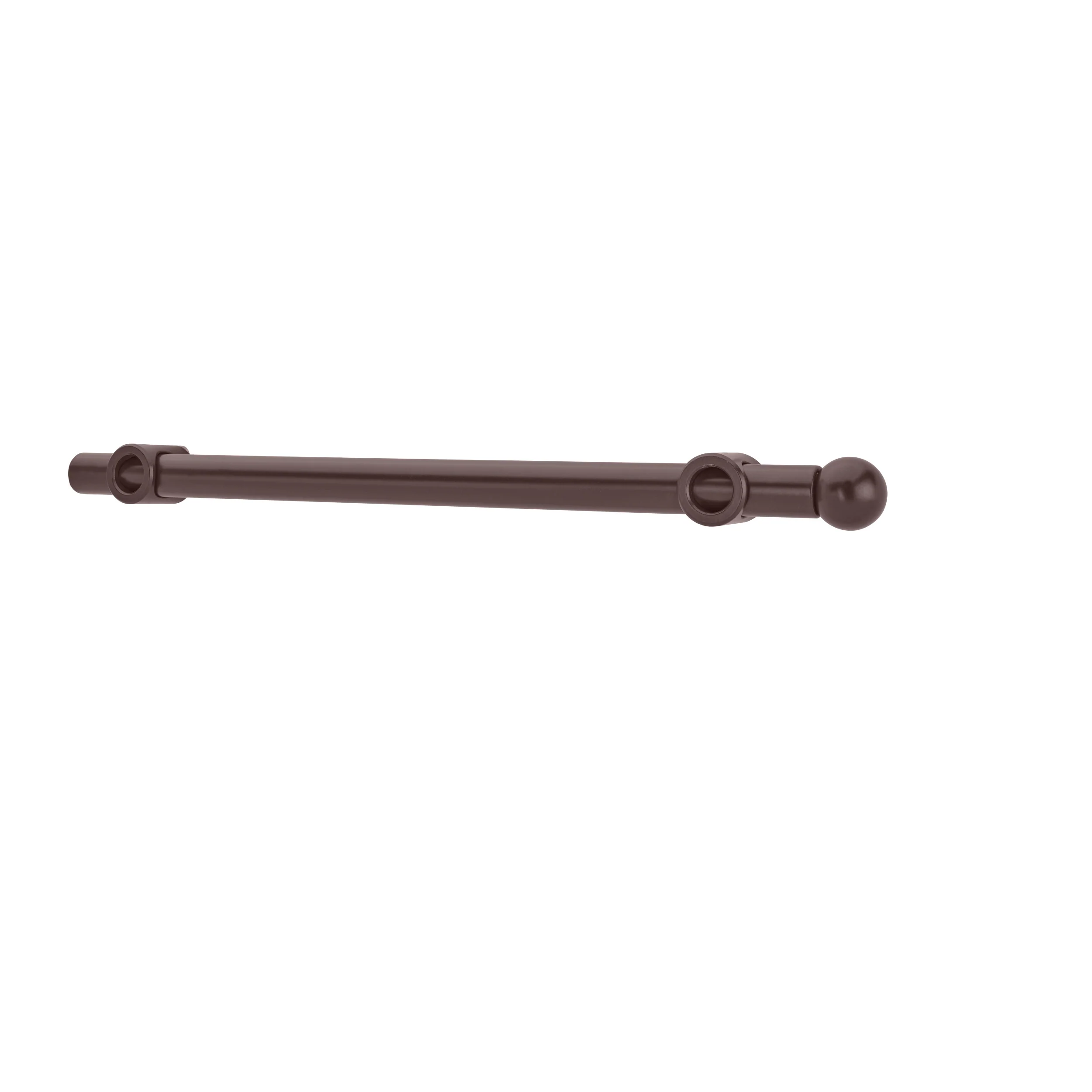 14 in Oil Rubber Bronze Designer Valet Rod Oil Rubbed Bronze  1.25 in (32 mm) W x 13.88 in (353 mm) D x 1.13 in (29 mm) H - Image 3