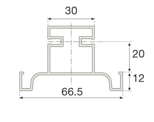 Plastimodul Gola vertical C-profile 2.35 m (7' 8.5") Matte Black - Image 7
