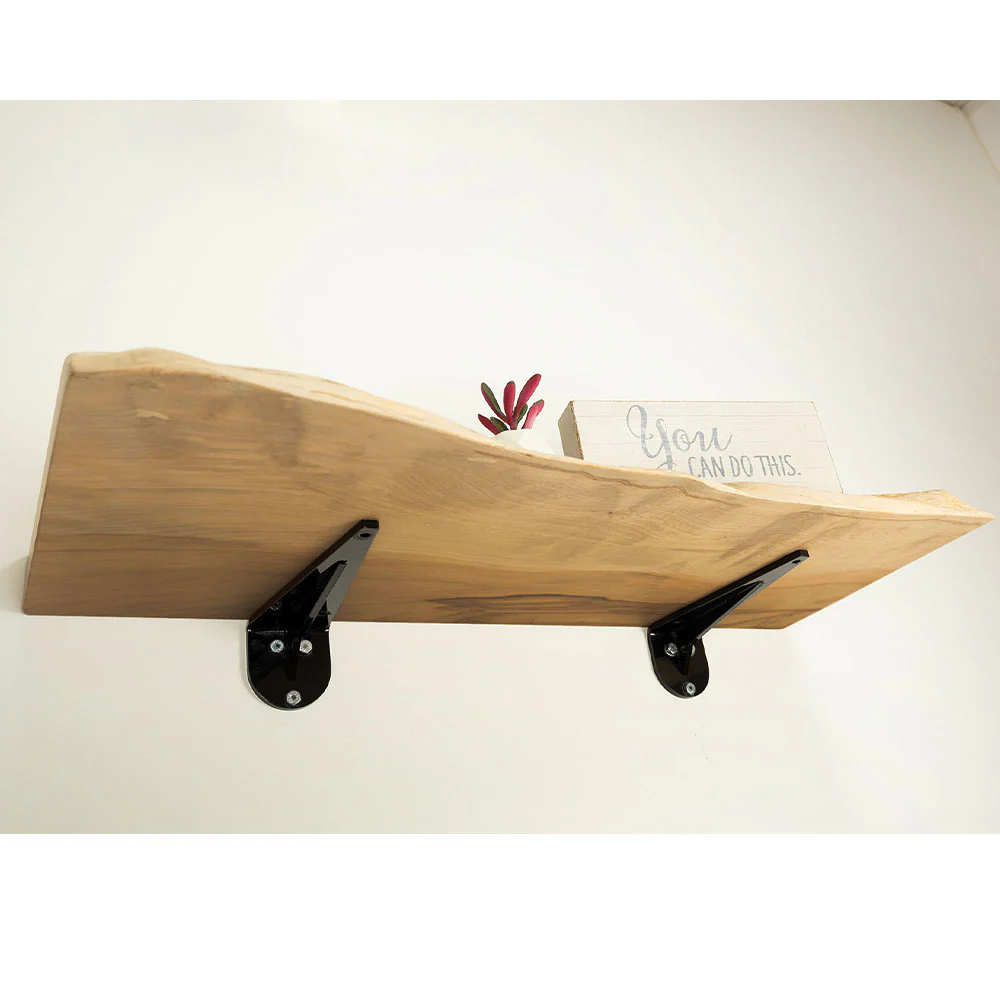 Radial Wall Shelf Bracket - 8" x 2.7" x 3" - Black - Image 2