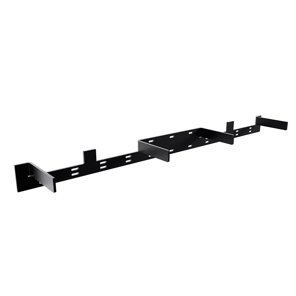 Floating Mantel Bracket 6.5 x 46 x 3.13 - Flat Black | Federal Brace