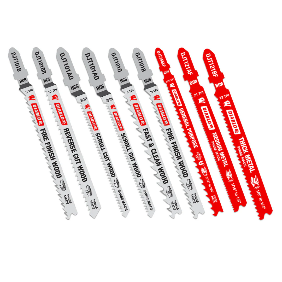 High Carbon Steel Jig Saw Blade Set For Wood