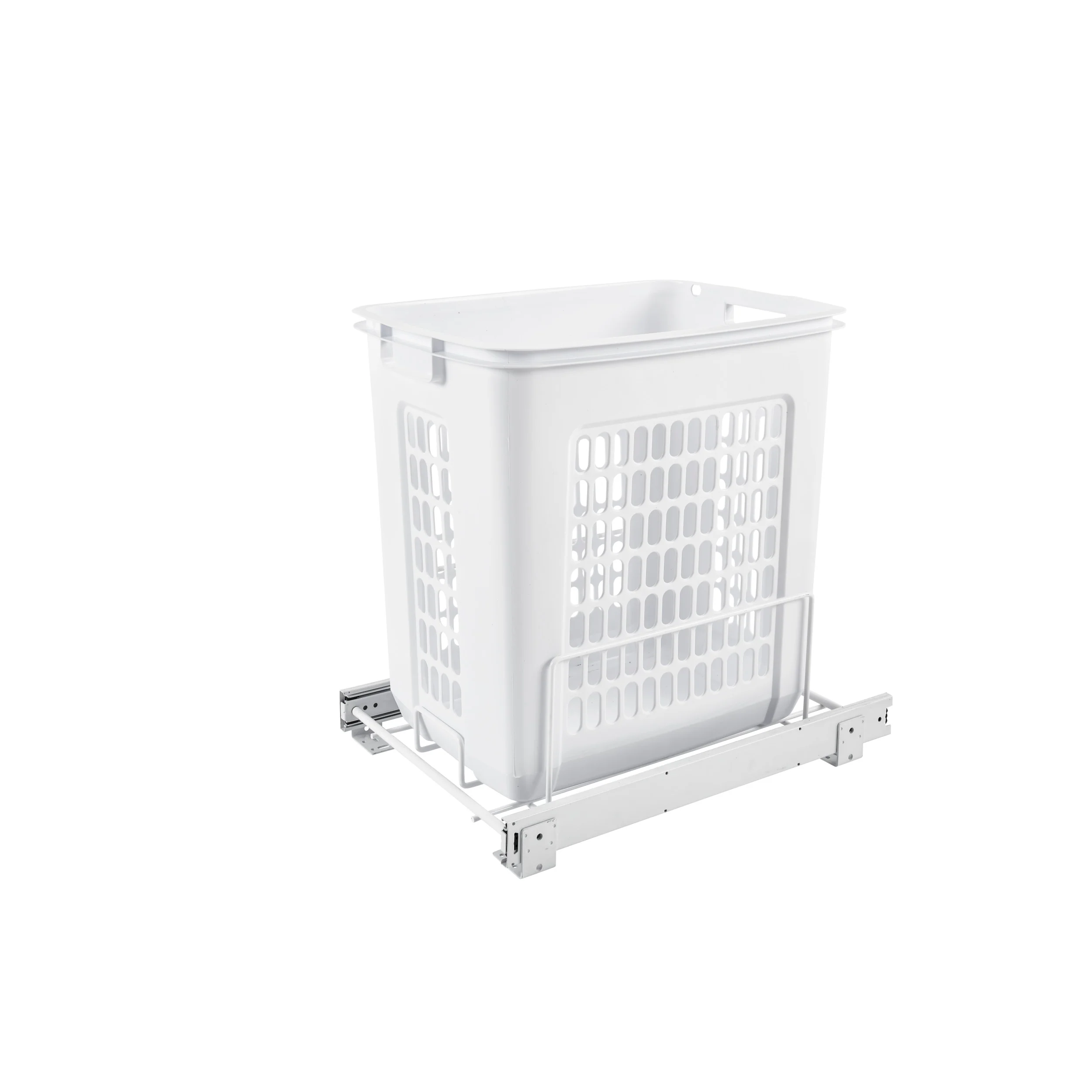 Pullout Hamper White  14.25 in (362 mm) W x 20 in (508 mm) D x 19.38 in (492 mm) H - Image 2