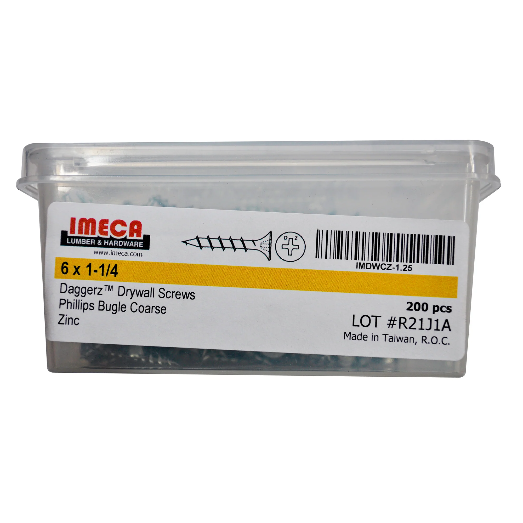 1 1/4" PHILLIPS DRYWALL COARSE ZP 200/BX