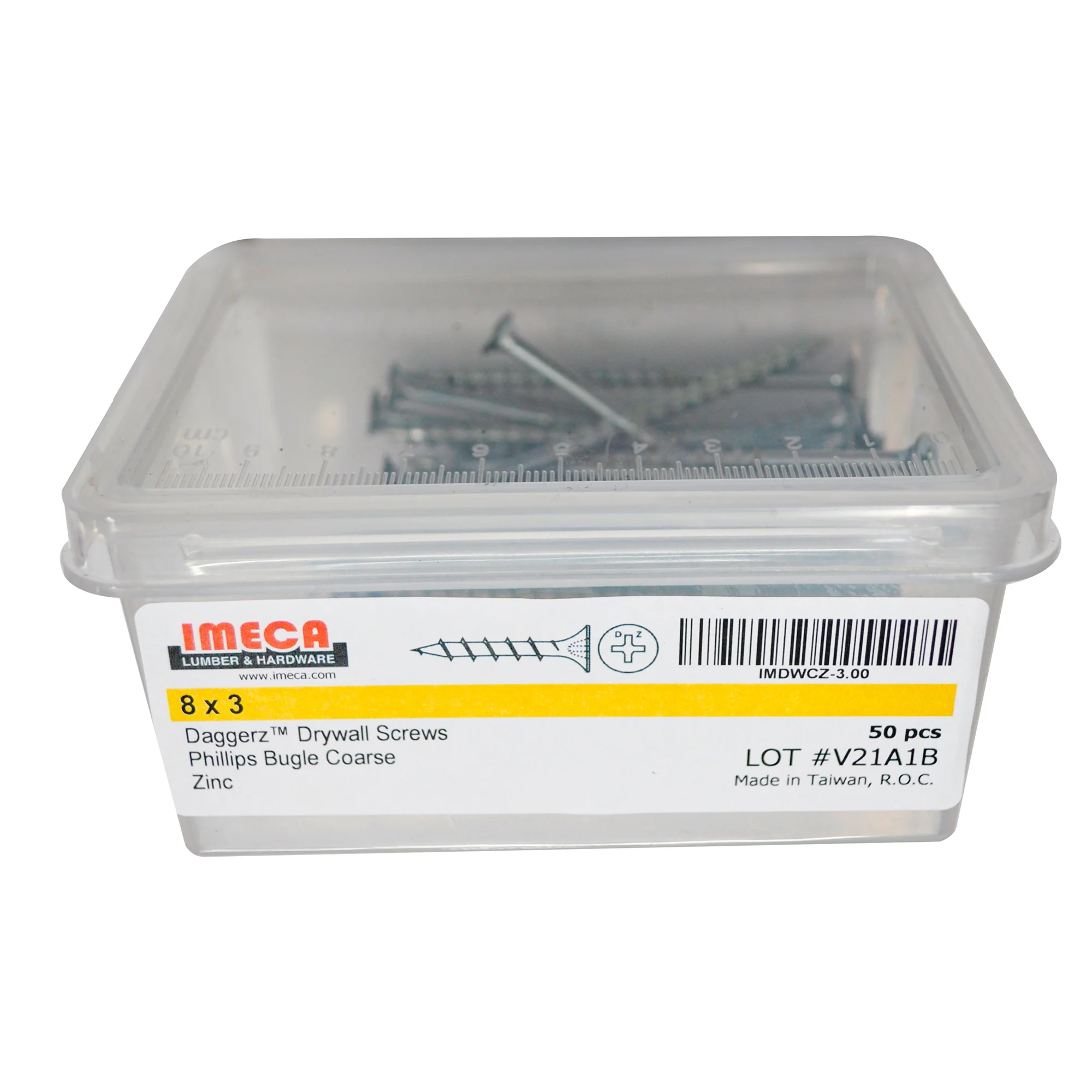 3" Phillips Drywall Screws Zinc 50/BX - Image 3