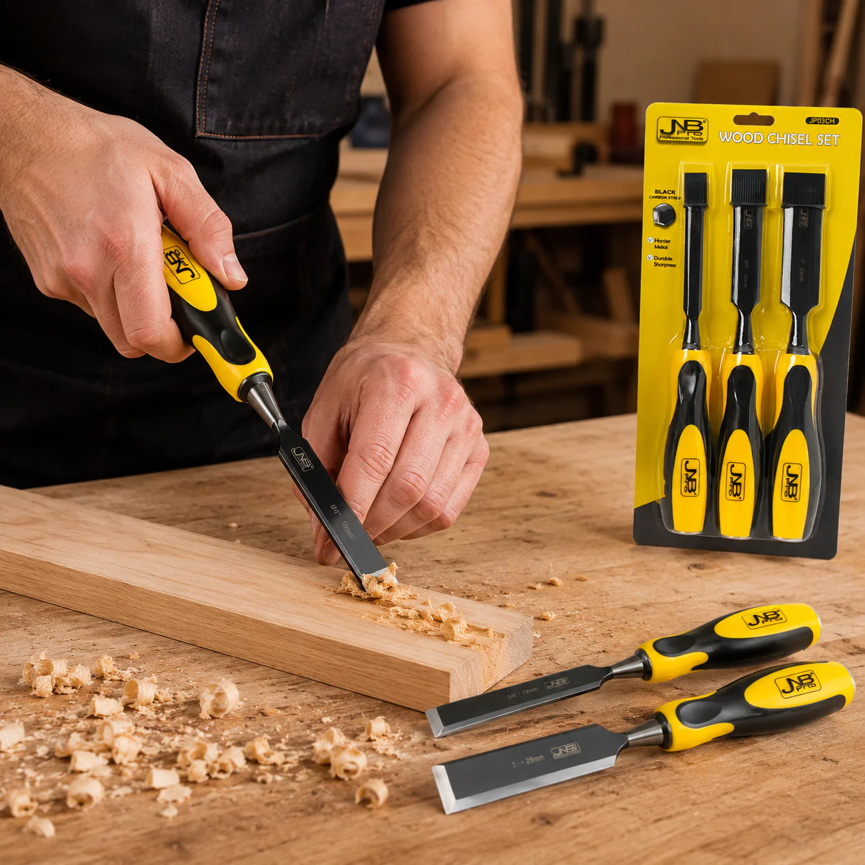 JNB Wood Chisel Set - Image 2