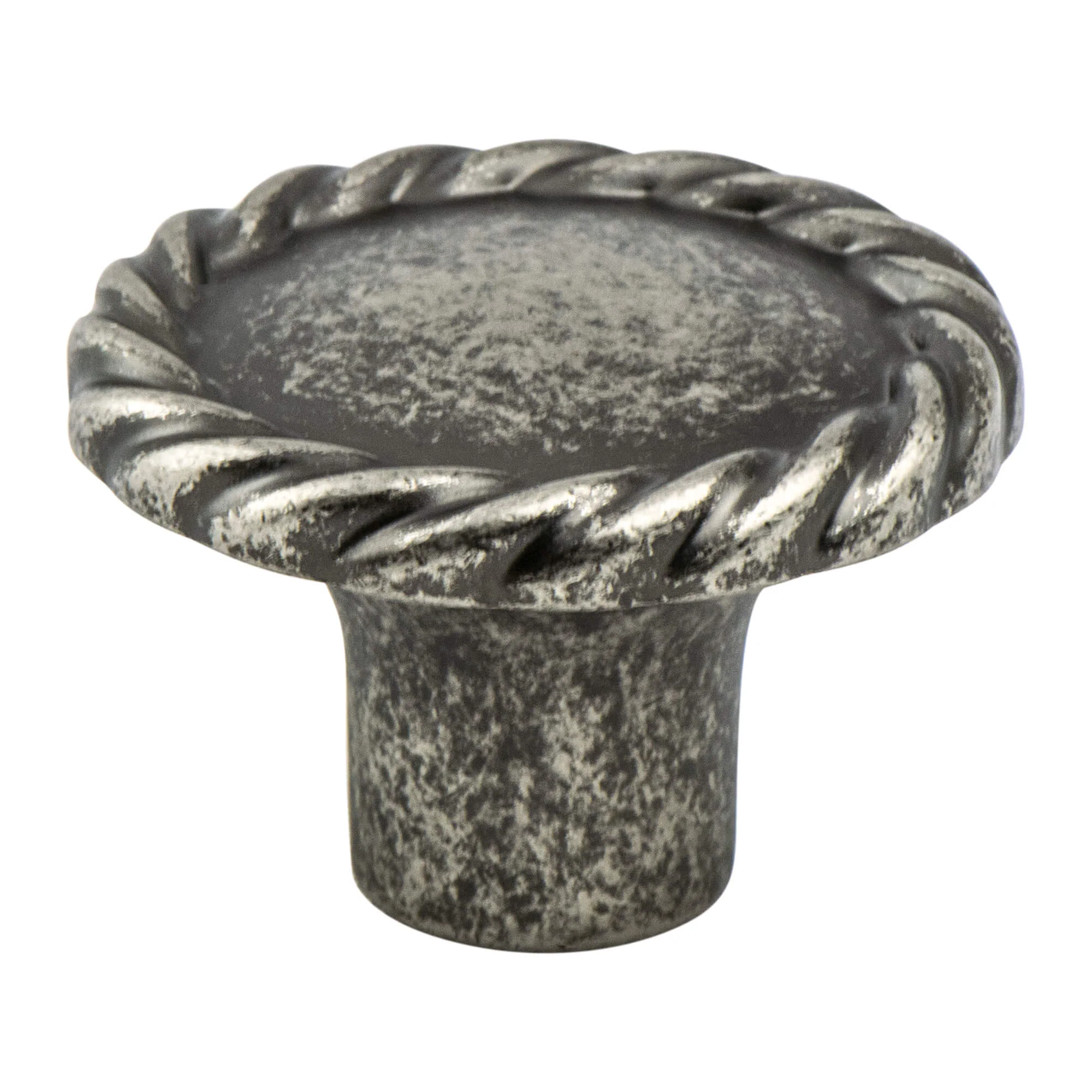 KNOB 34MM MAESTRO RUSTIC TIN 25/BOX