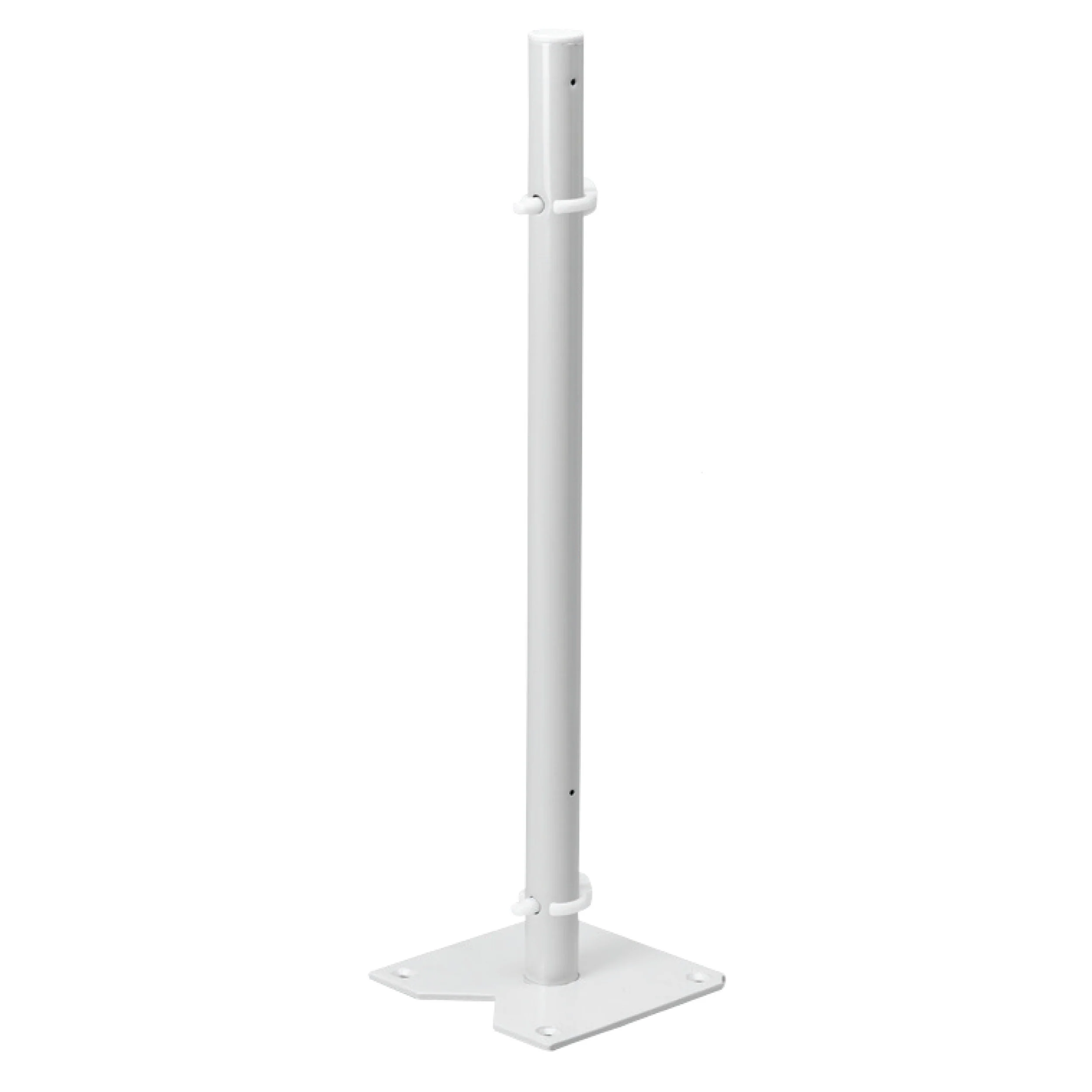 18 in White Polymer Full Circle Lazy Susans 2-Shelf White  18 in (457 mm) W x 18 in (457 mm) D x 17.38 in (441 mm) H - Image 6