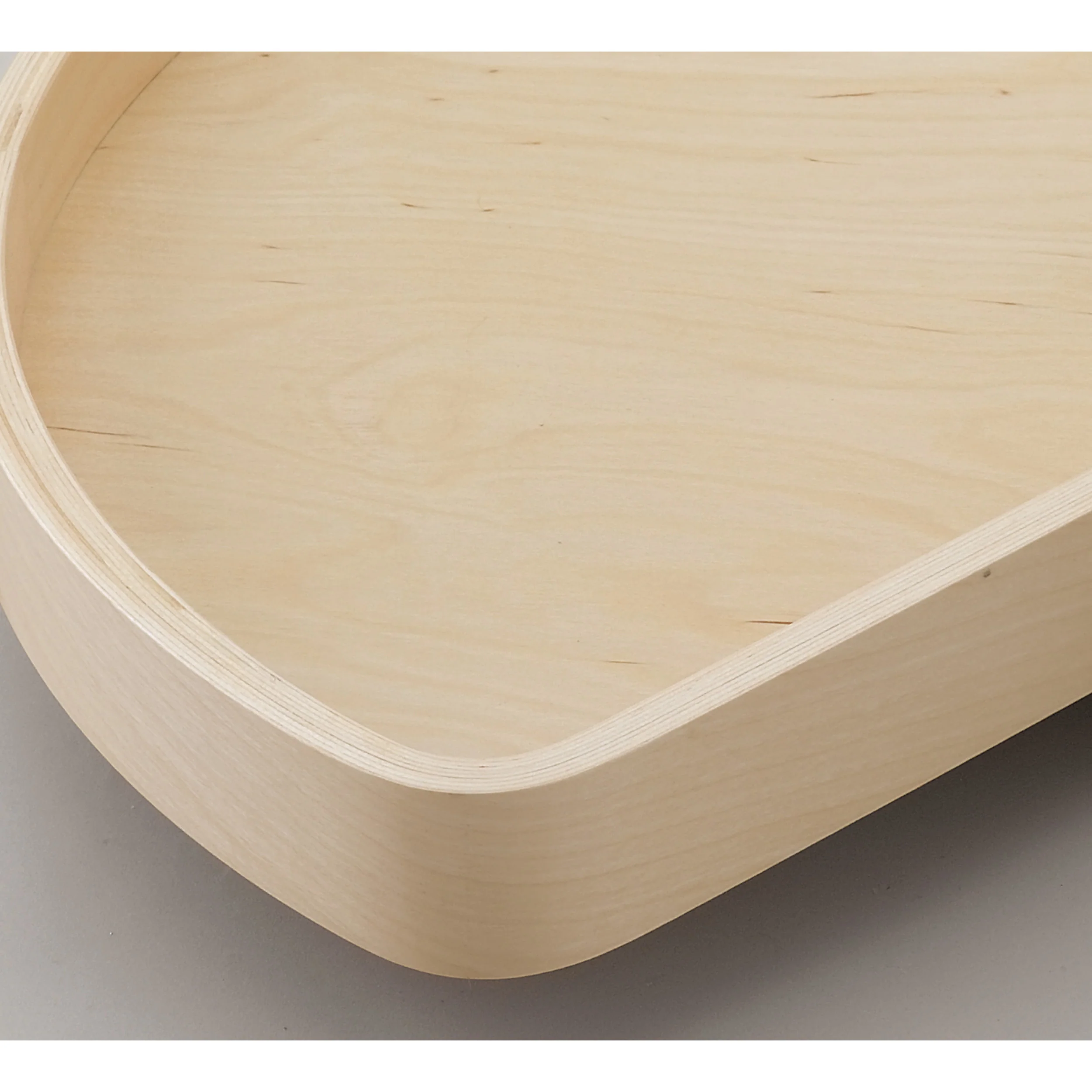 20 in Banded Wood Full Circle Lazy Susan w/steel bearing Natural  20 in (508 mm) W x 20 in (508 mm) D x 2.9 in (74 mm) H - Image 2