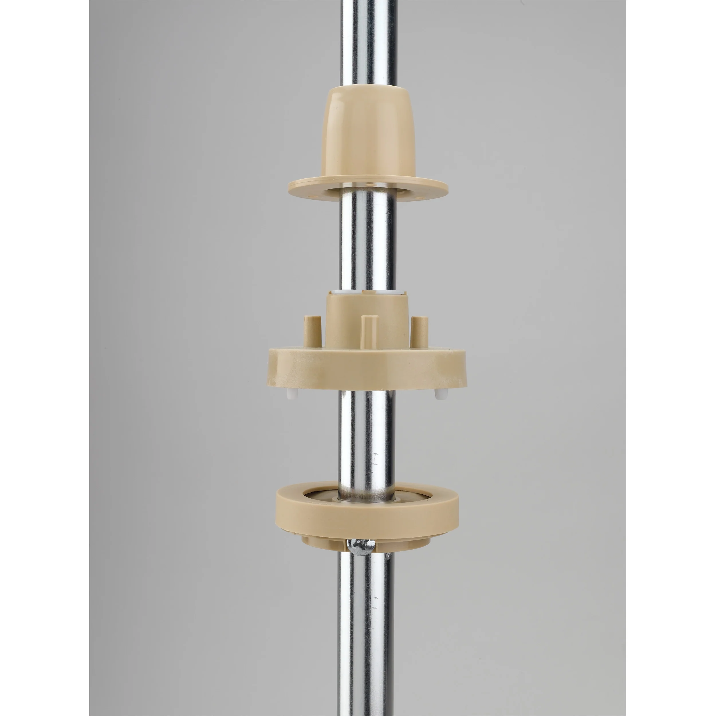18 in Banded Wood Full Circle Lazy Susans 2-Shelf Natural  18 in (457 mm) W x 18 in (457 mm) D x 19.75 in (502 mm) H - Image 5
