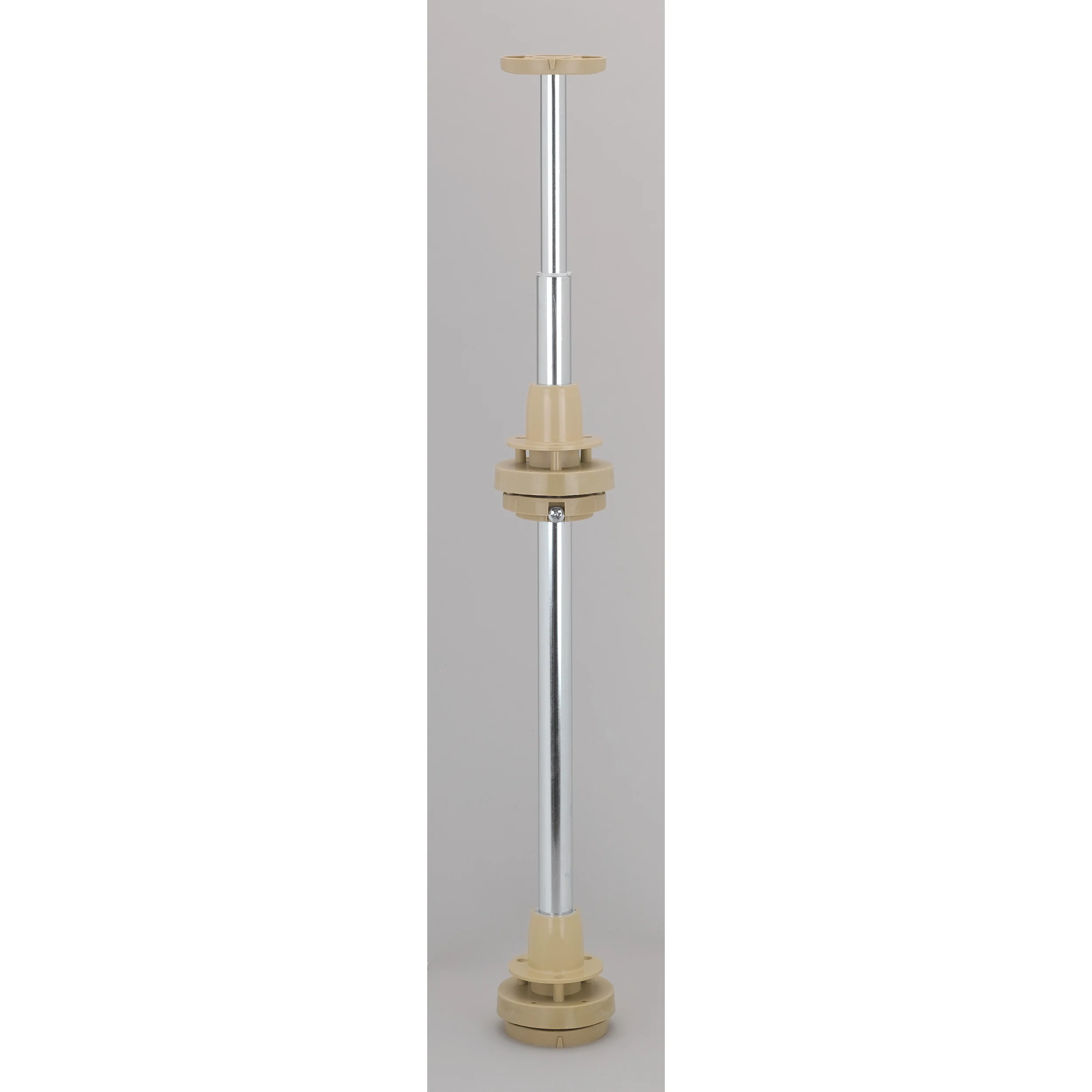 24 in Banded Wood Kidney Lazy Susans 2-Shelf Natural 24 in (610 mm) W x 24 in (610 mm) D x 26 in (660 mm) H - Image 3