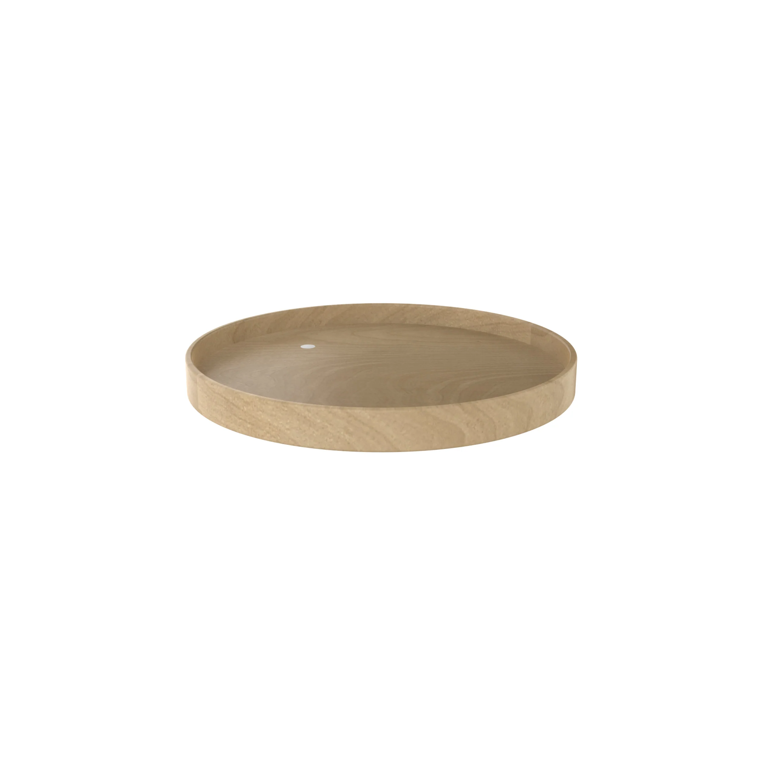 24 in Natural Wood Full Circle Lazy Susan Natural 24 in (610 mm) W x 24 in (610 mm) D x 3.78 in (96 mm) H - Image 5
