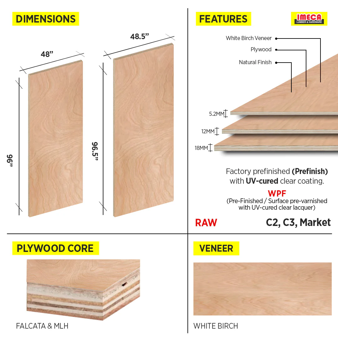 PLYWOOD INDO WHITE BIRCH 18MM C2 - Image 2