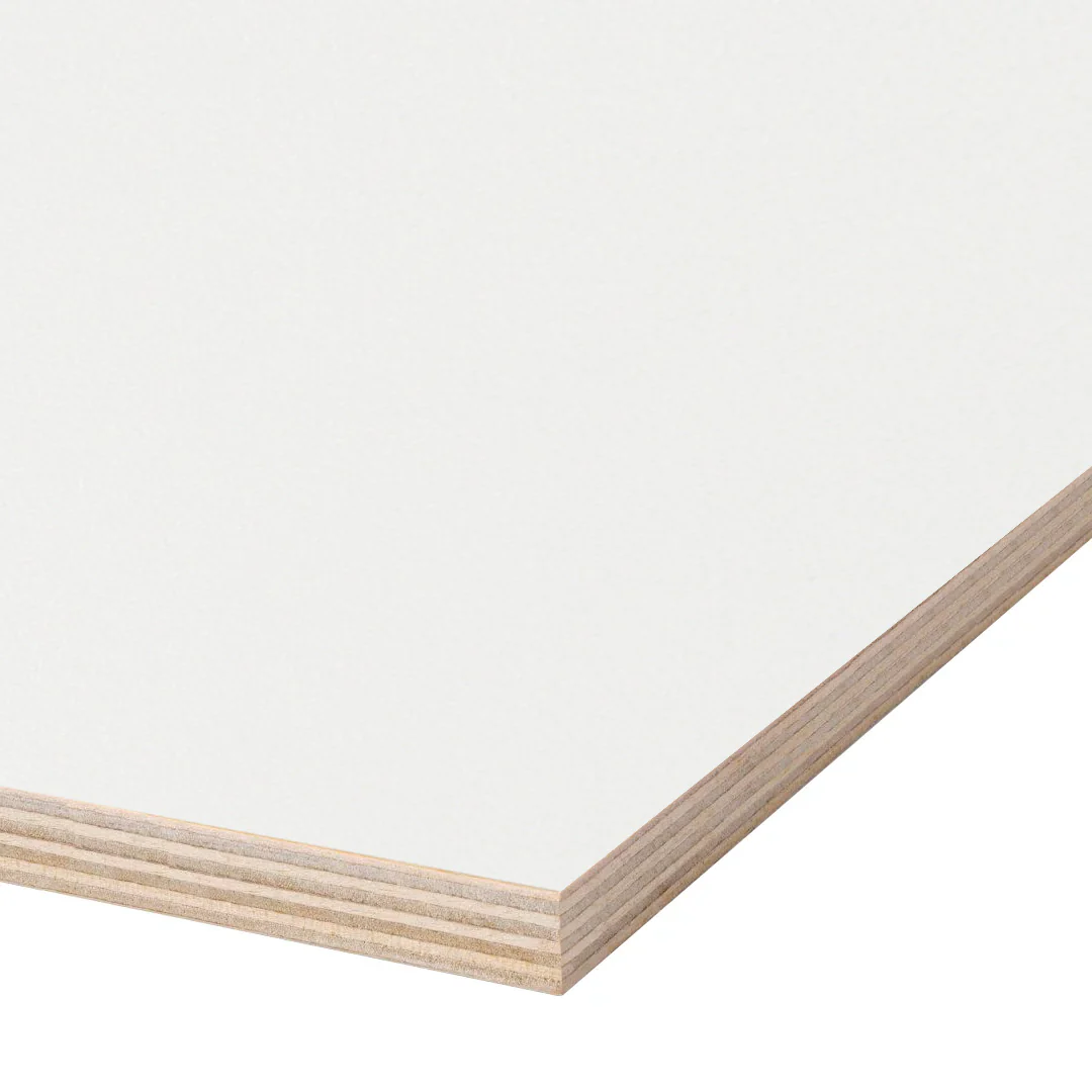 PLYWOOD LAMINATE WHITE 2S 3/4 4X8