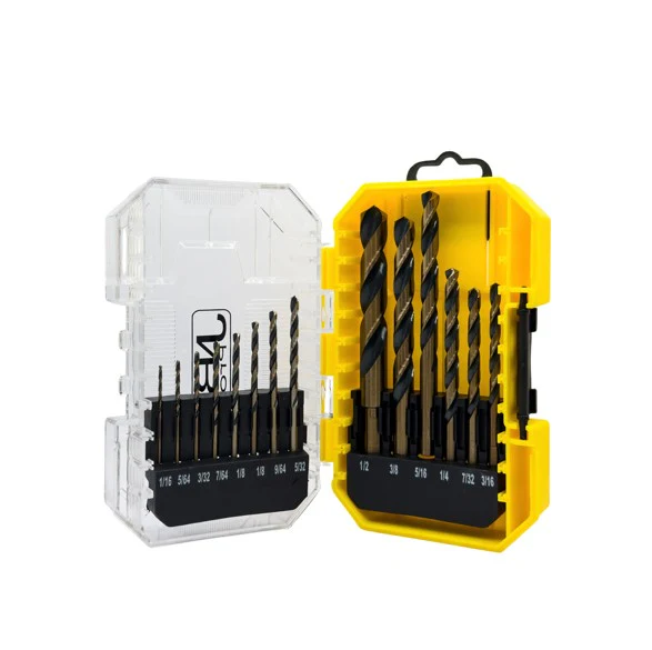 JNB High-Speed Steel Drill Bit Set - 14 Pc